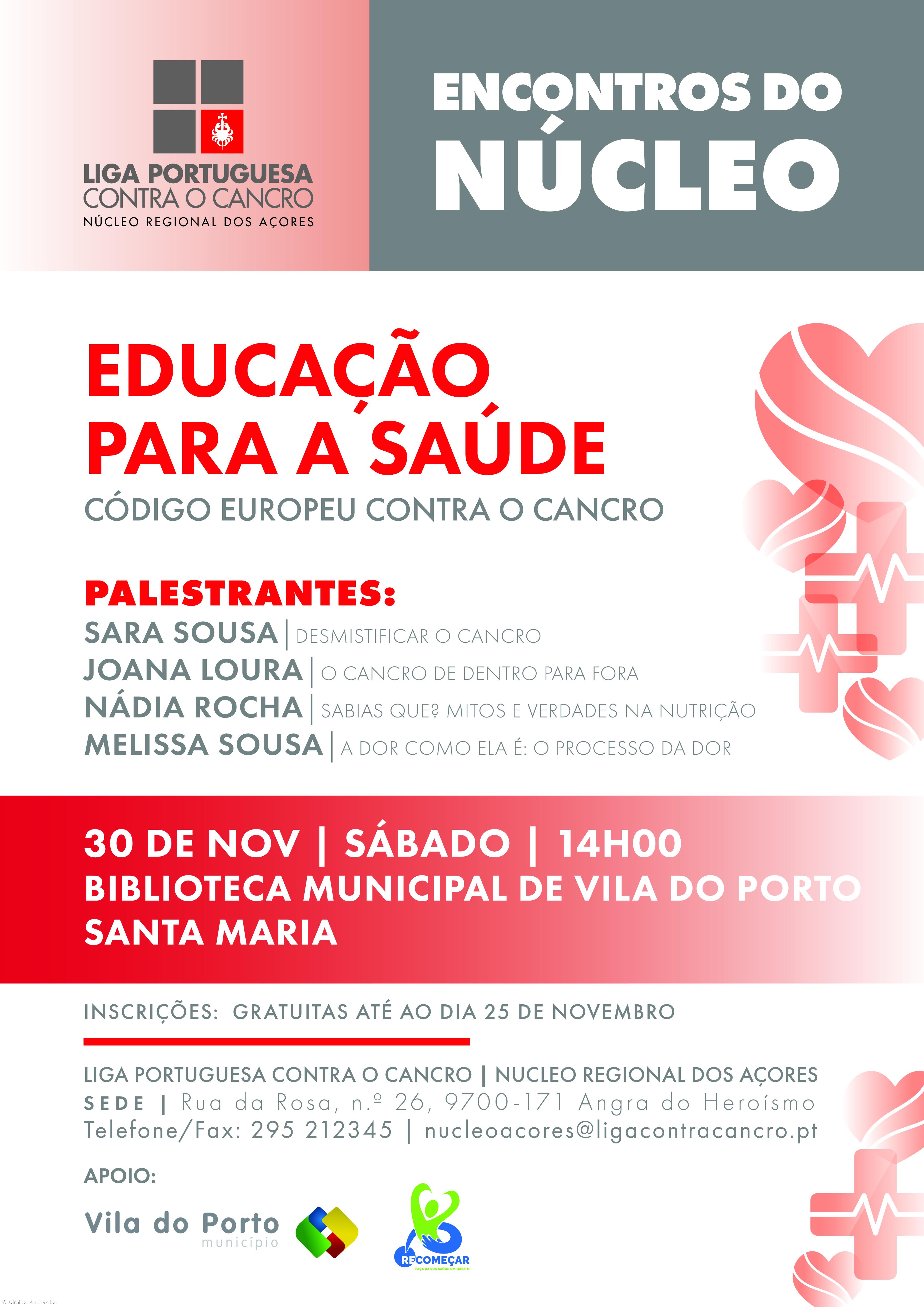 Biblioteca de Vila do Porto recebe palestra sobre "Código Europeu Contra o Cancro" – Imagem 2