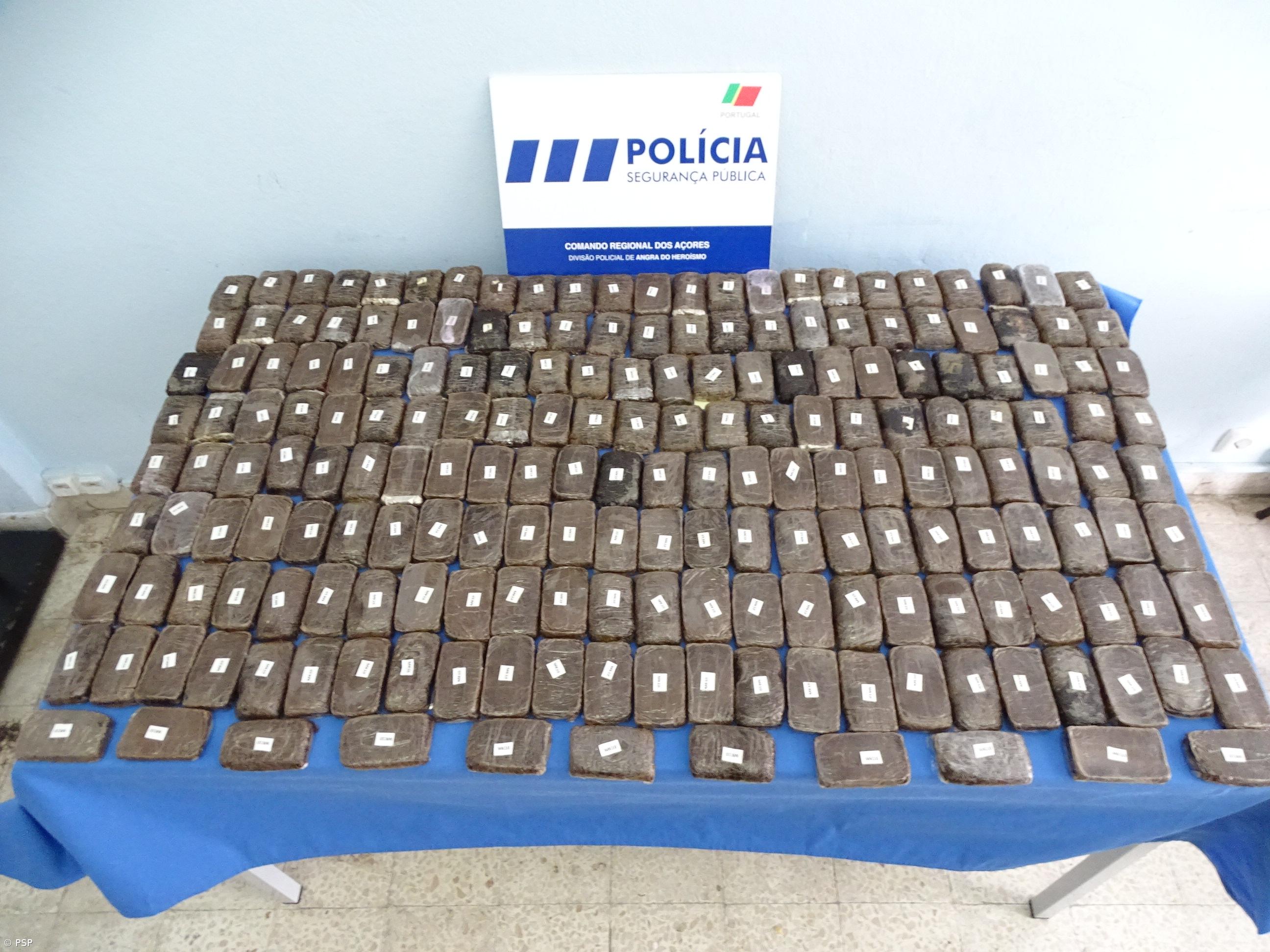 39080 doses individuais de haxixe apreendidas na Aerogare Civil das Lajes – Imagem 1