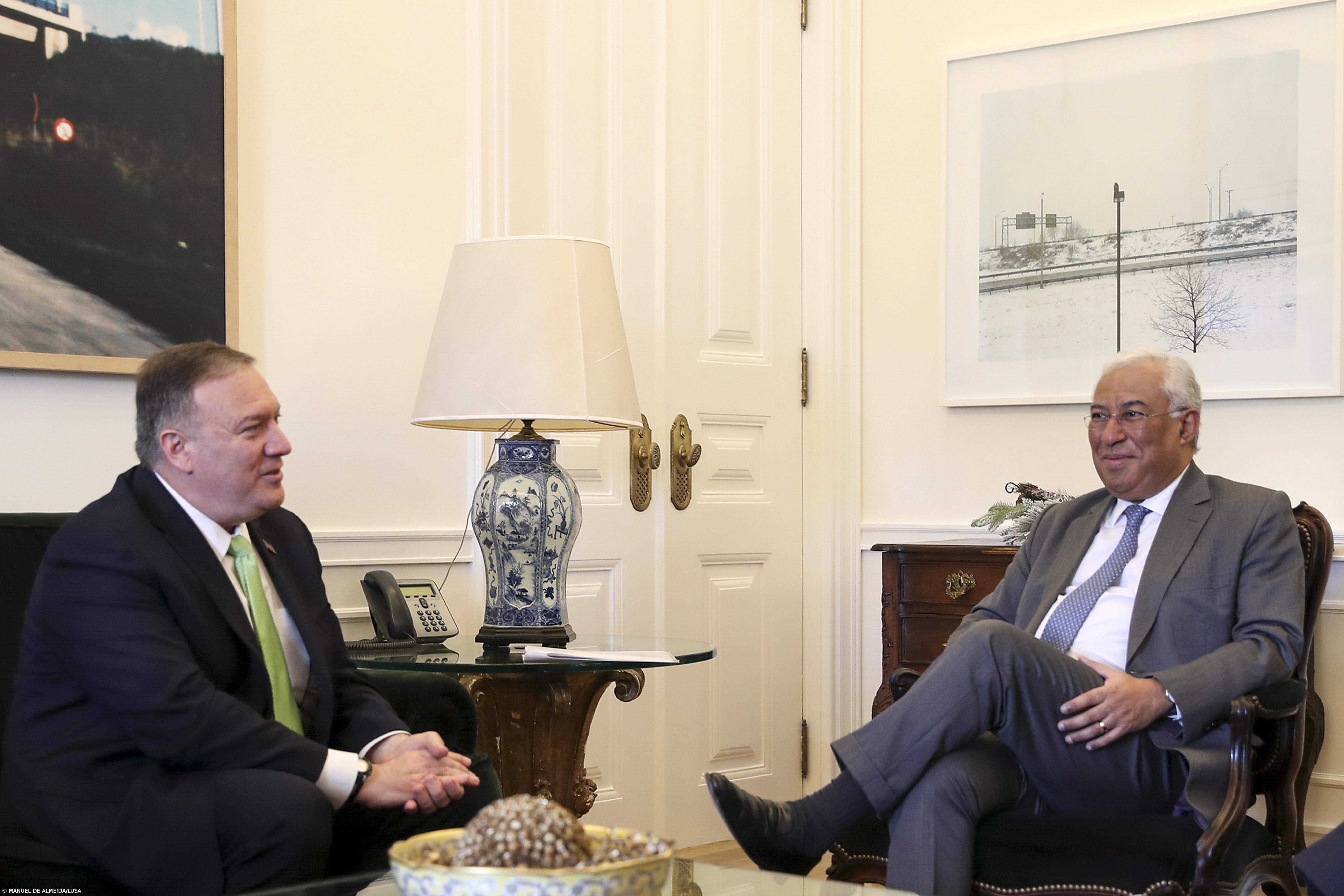 Costa recebeu Mike Pompeo em São Bento numa reunião sobre relações luso-americanas – Imagem 1