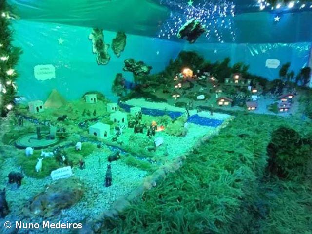 Presépio Movimentado patente na Junta de Freguesia de Arrifes – Imagem 1