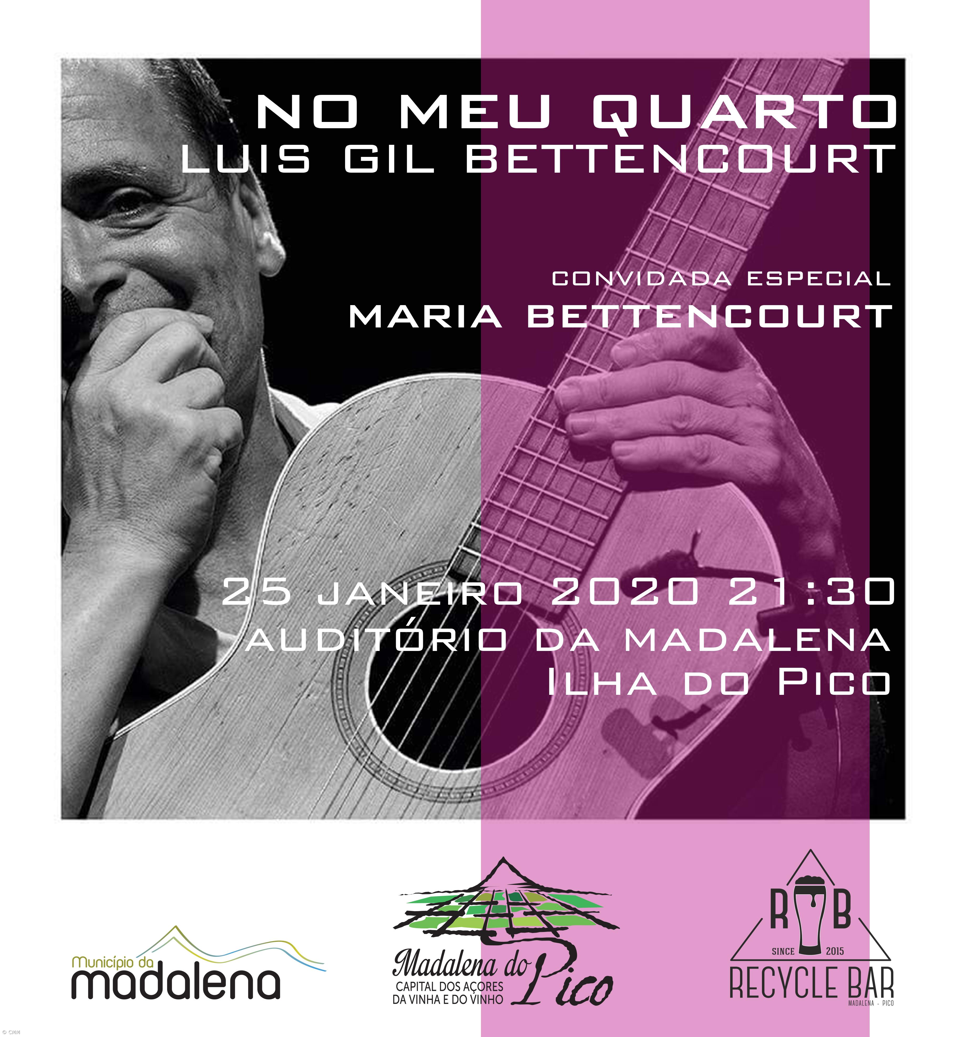 Luís Gil Bettencourt ao vivo no Auditório da Madalena – Imagem 1