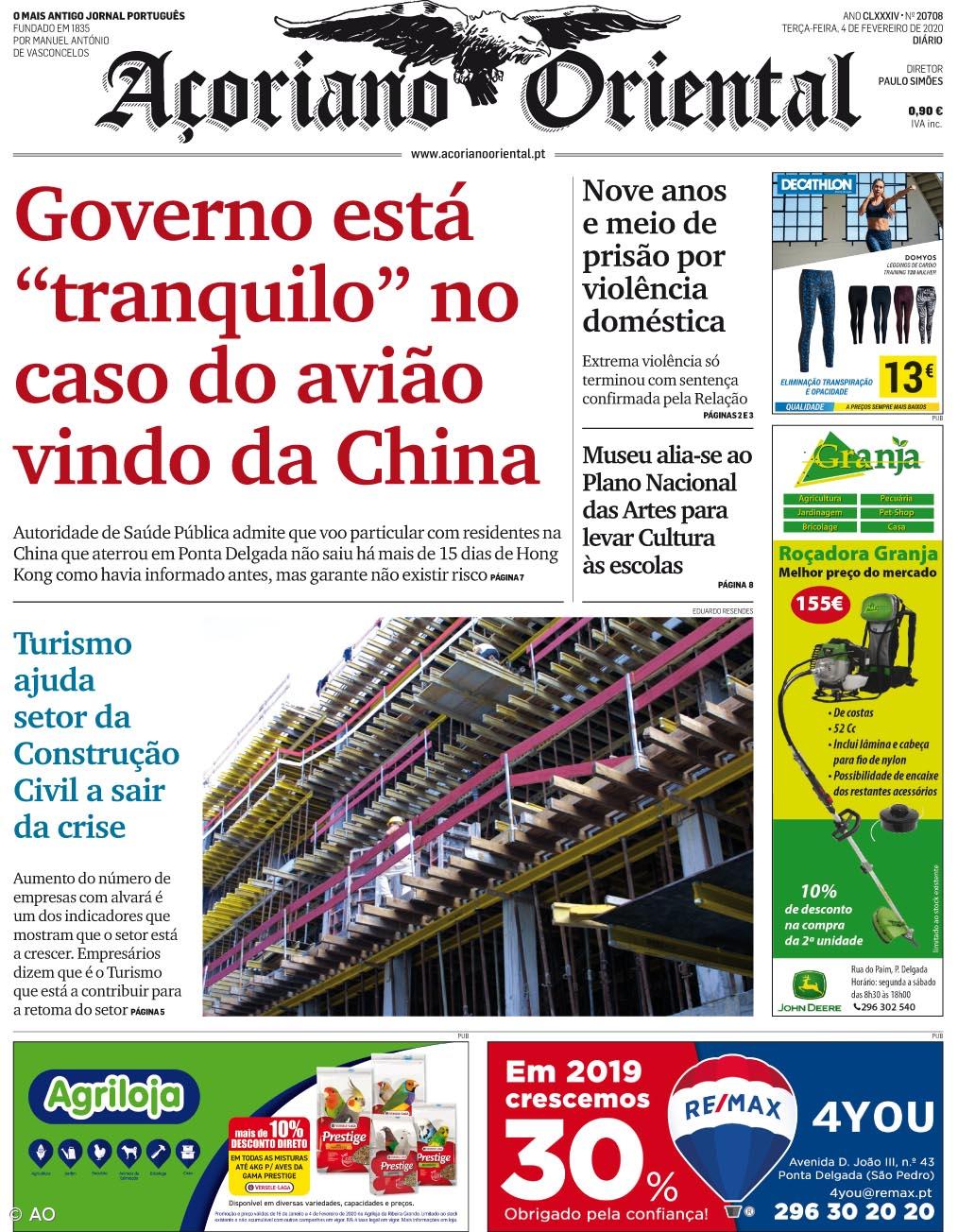 Governo está "tranquilo" no caso do avião vindo da China – Imagem 1