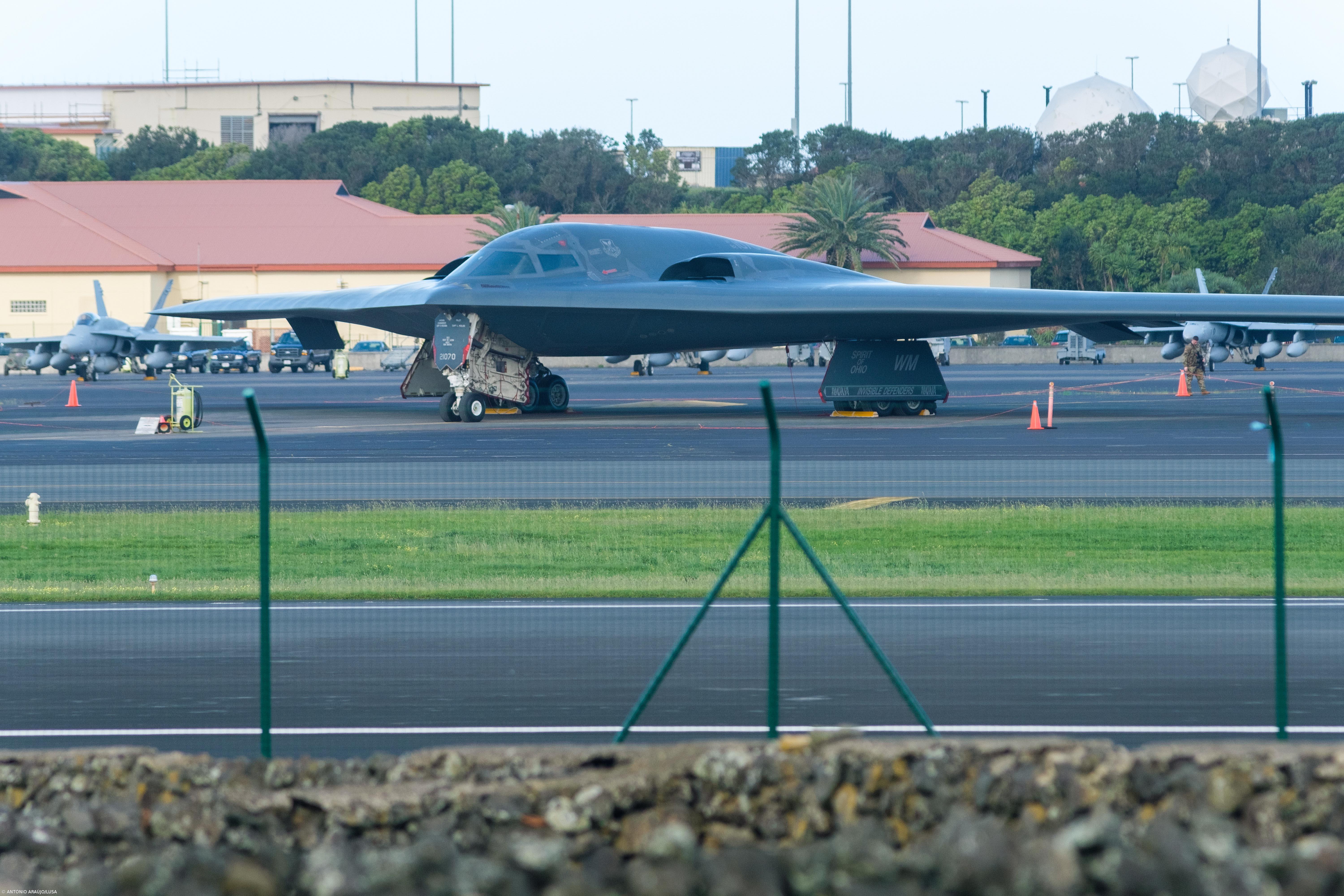 Bombardeiros B2 param pela segunda vez na base das Lajes em menos de um ano – Imagem 1