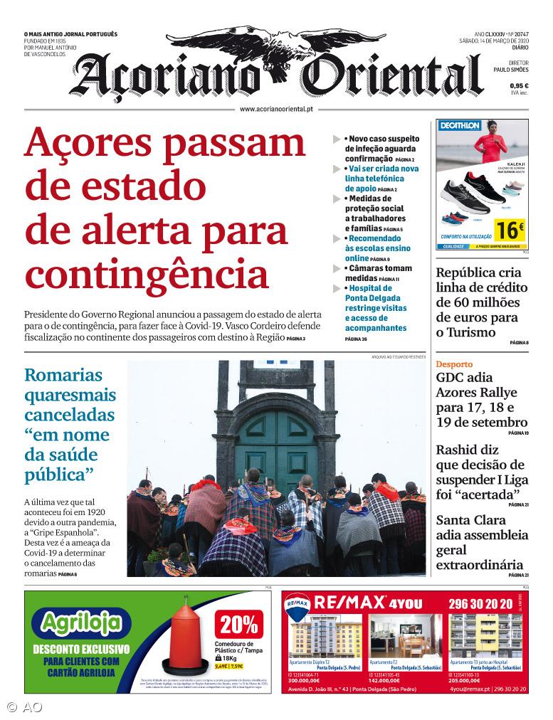 Açores passam de estado de alerta para contingência – Imagem 1