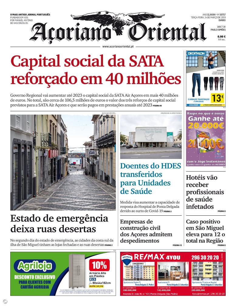 "Capital social da SATA reforçado em 40 milhões" – Imagem 1