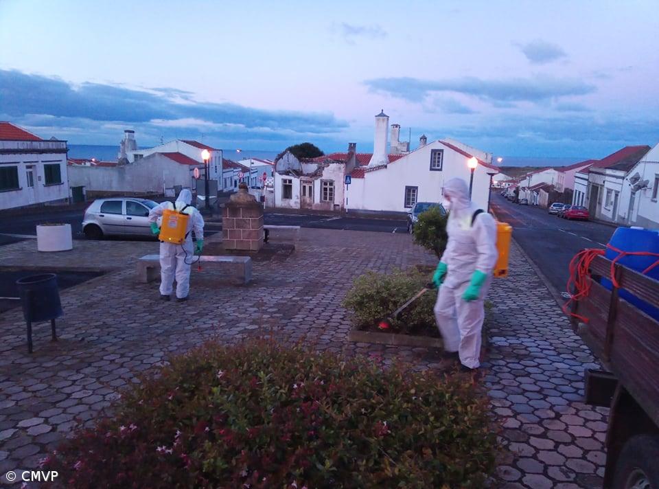Câmara de Vila do Porto procedeu à desinfeção dos espaços públicos – Imagem 1