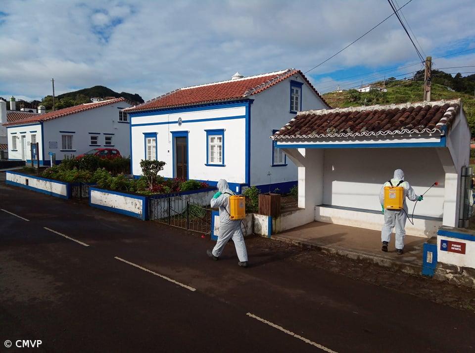 Câmara de Vila do Porto procedeu à desinfeção dos espaços públicos – Imagem 2