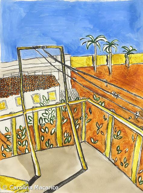 # dia 09b - da minha janela avisto o mar/a serra... – Imagem 1