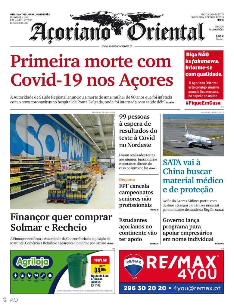 Primeira morte com Covid-19 nos Açores – Imagem 1
