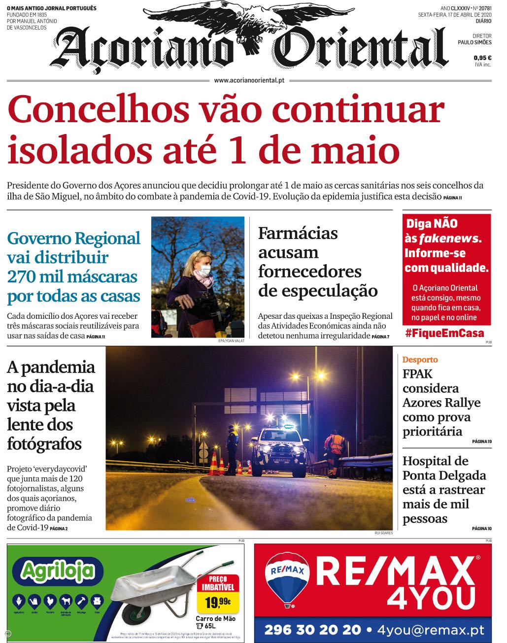 Concelhos vão continuar isolados até 1 de maio – Imagem 1