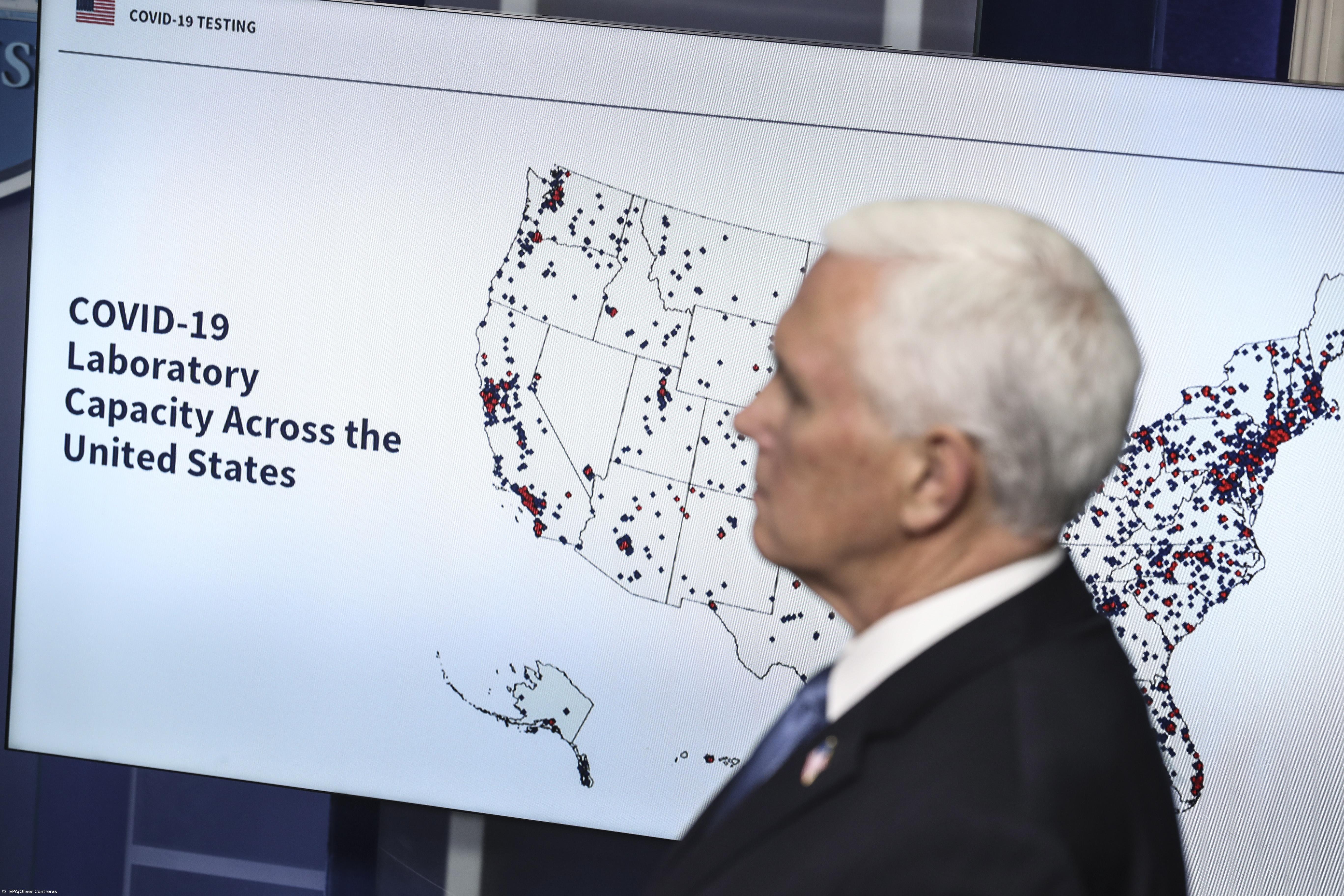 EUA estão a realizar 150.000 testes diários – Imagem 1