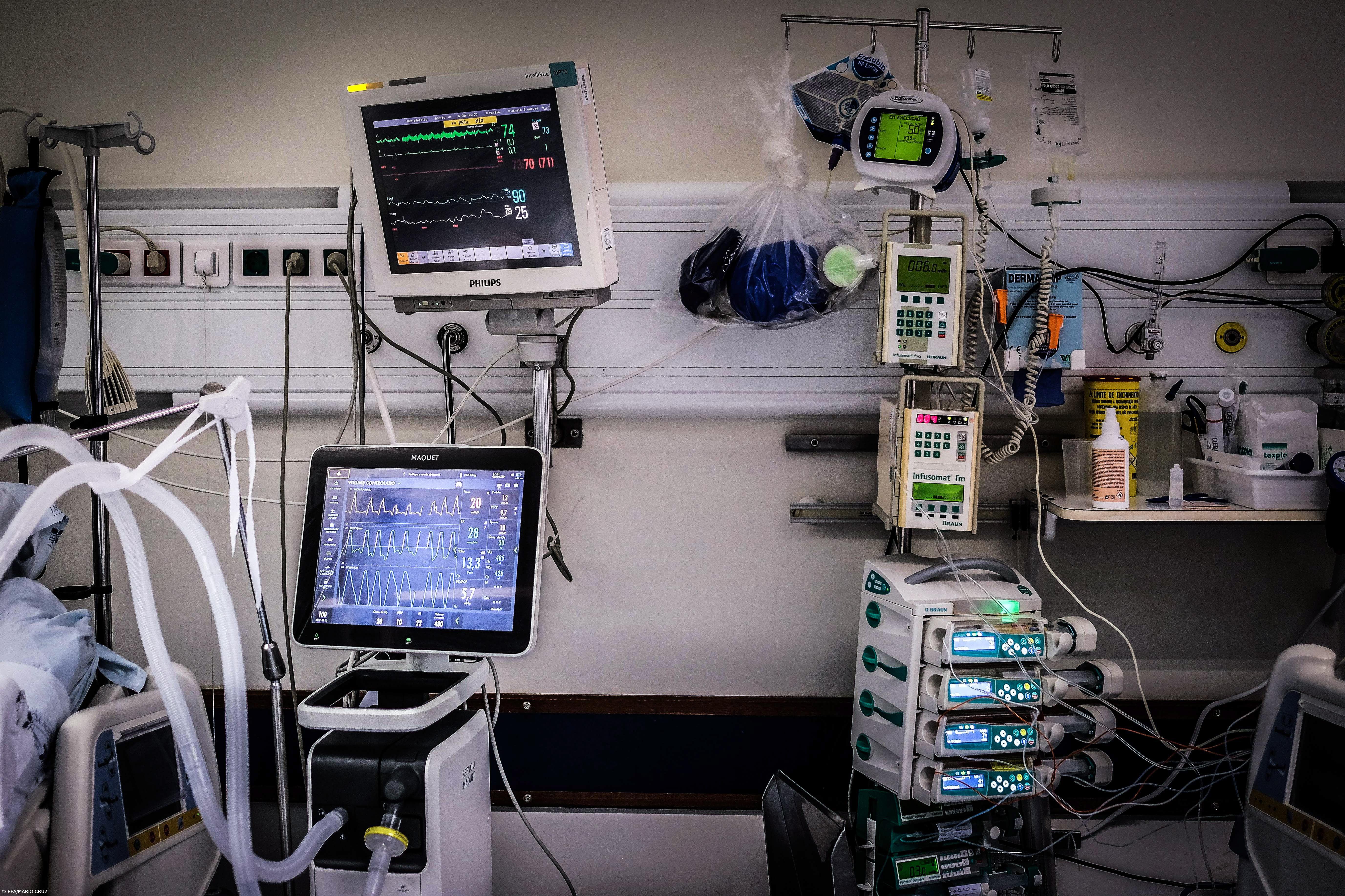 Covid-19: Cuidados intensivos com taxa de ocupação de 65% na região de Lisboa – Imagem 1