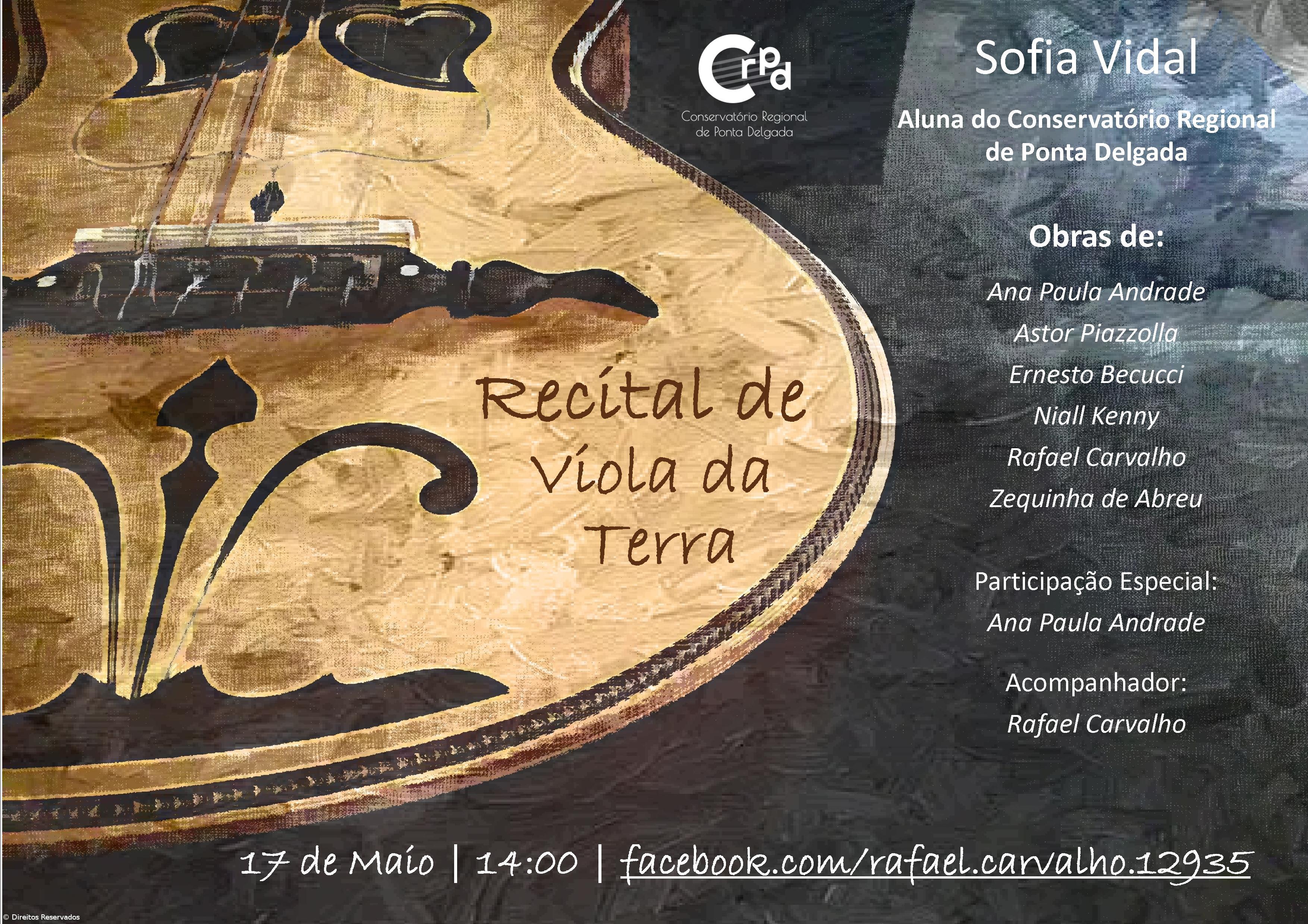 Recital de Viola da Terra online com Sofia Vidal – Imagem 1