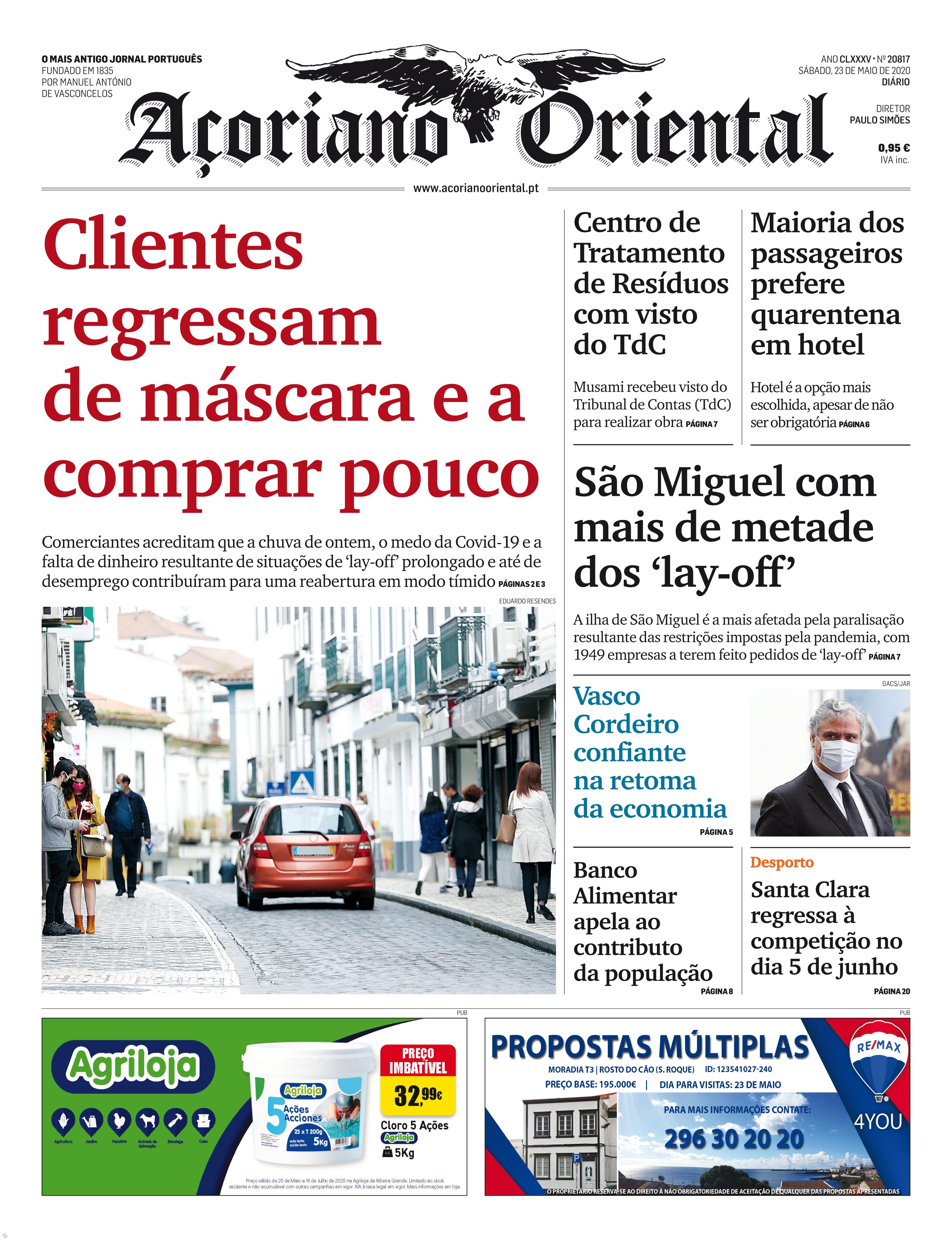 "Clientes regressam de máscara e a comprar pouco" – Imagem 1