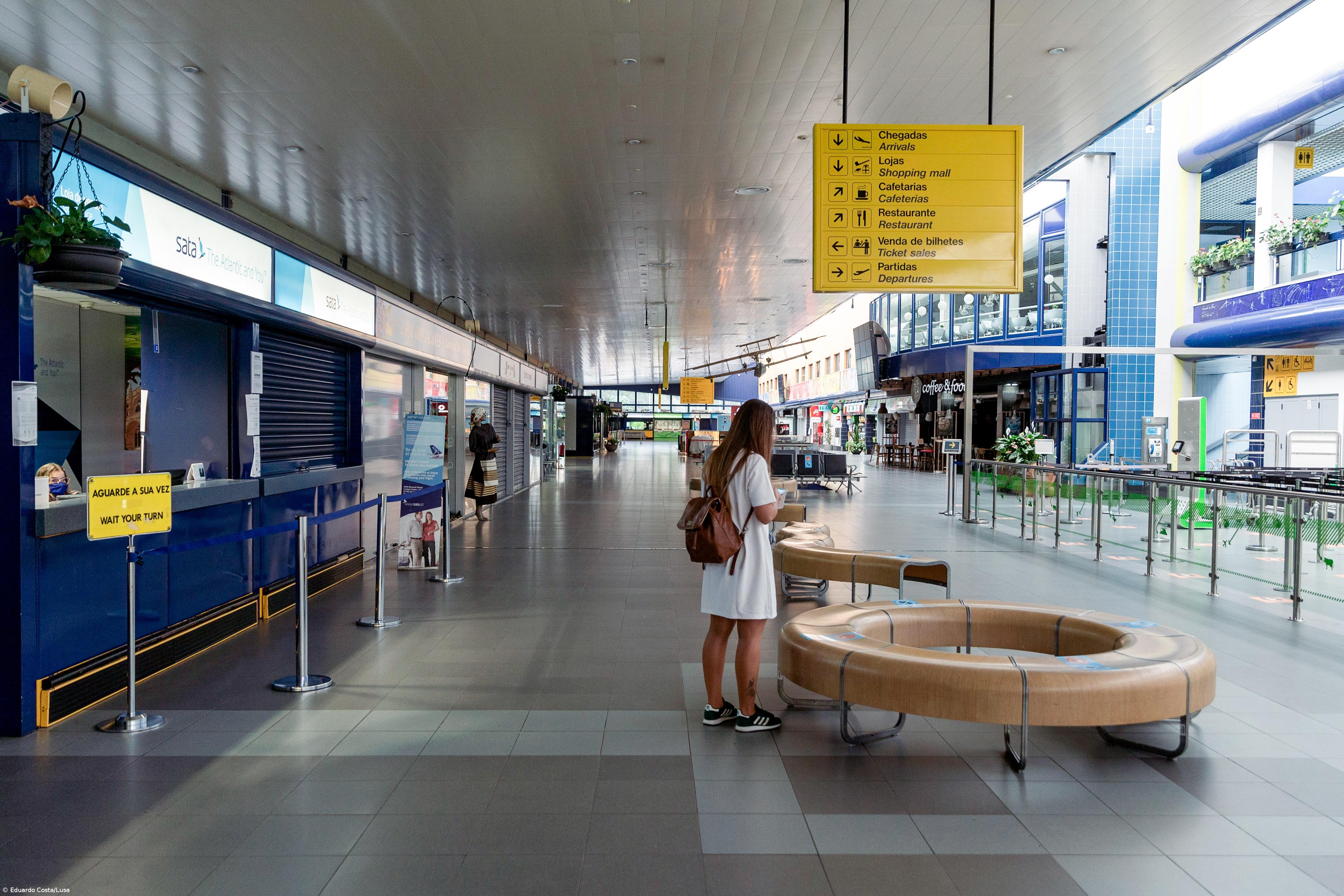 Passageiros desembarcados nos aeroportos dos Açores até agosto caíram 64% – Imagem 1