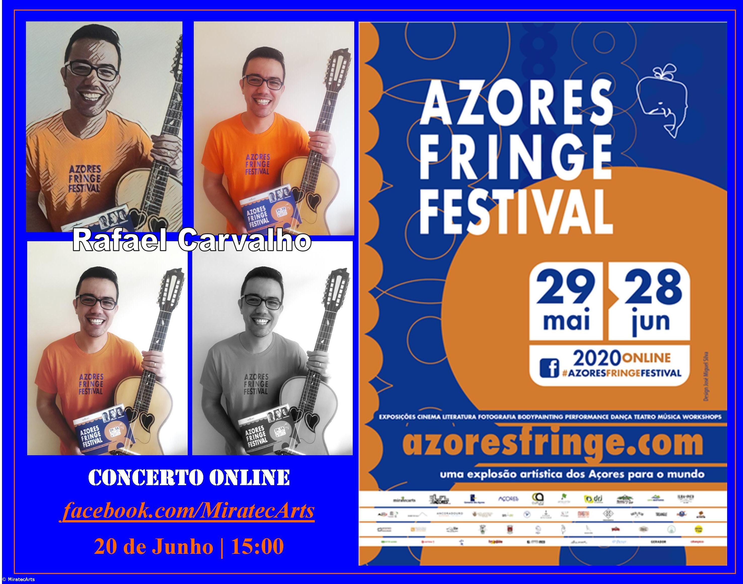 Rafael Carvalho em concerto online no Azores Fringe – Imagem 1