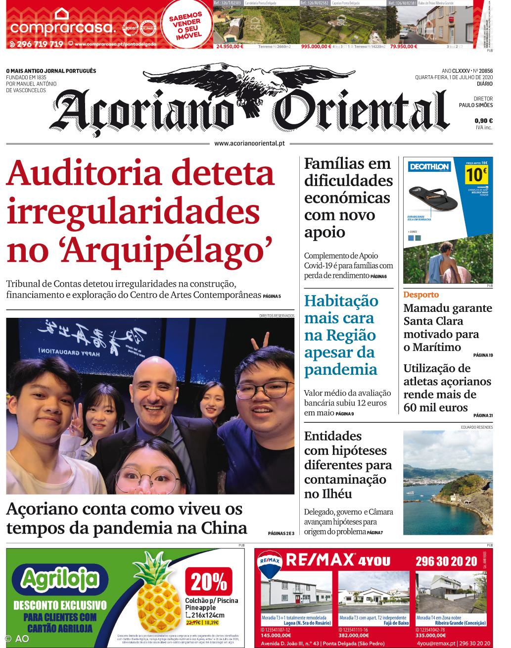 Auditoria deteta irregularidades no 'Arquipélago' – Imagem 1