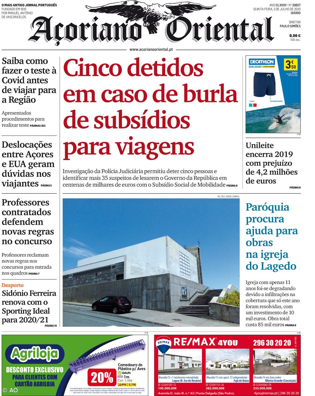 Cinco detidos em caso de burla de subsídios para viagens – Imagem 1