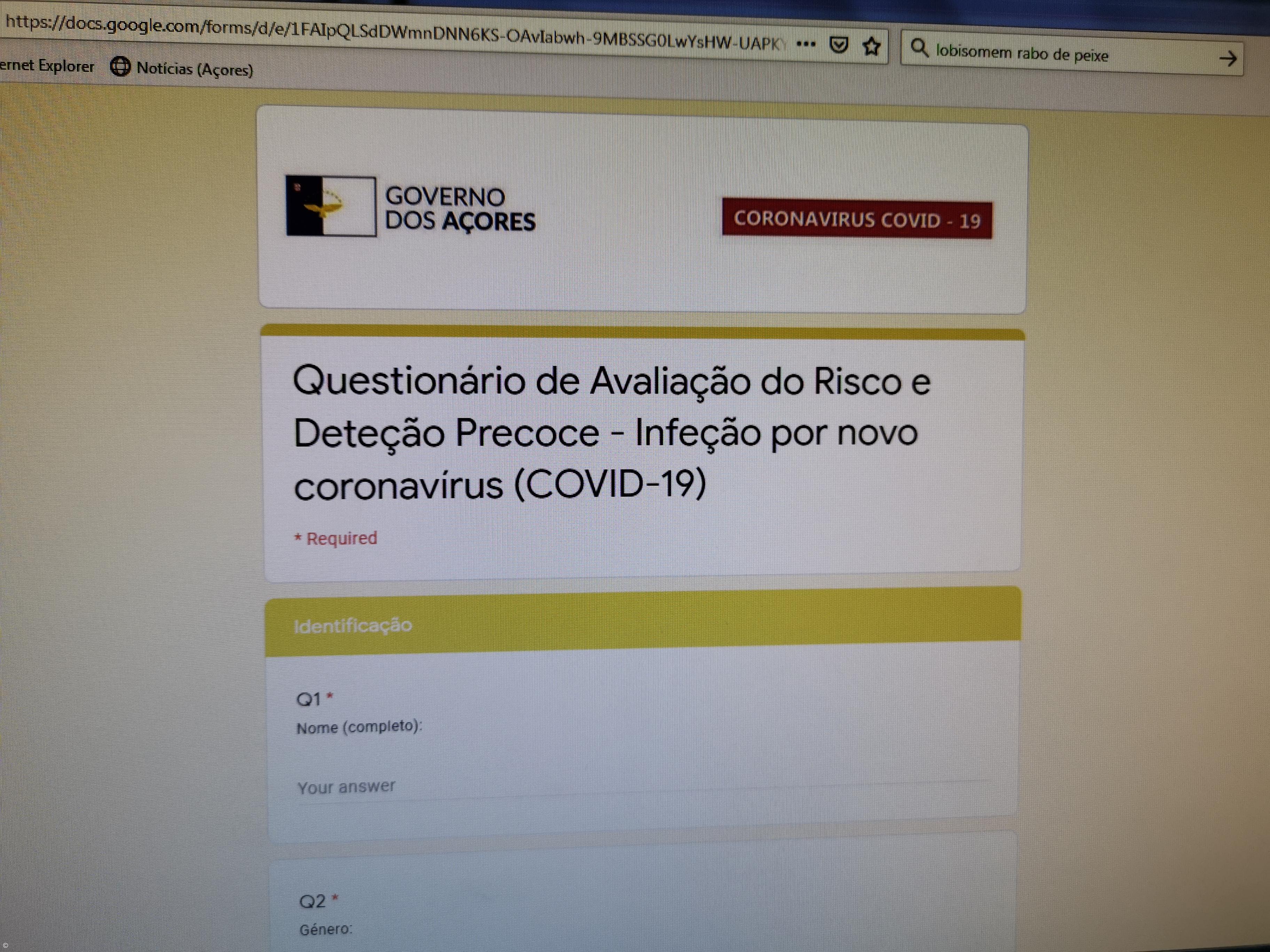 Questionário 'online' para facilitar acolhimento de passageiros – Imagem 1