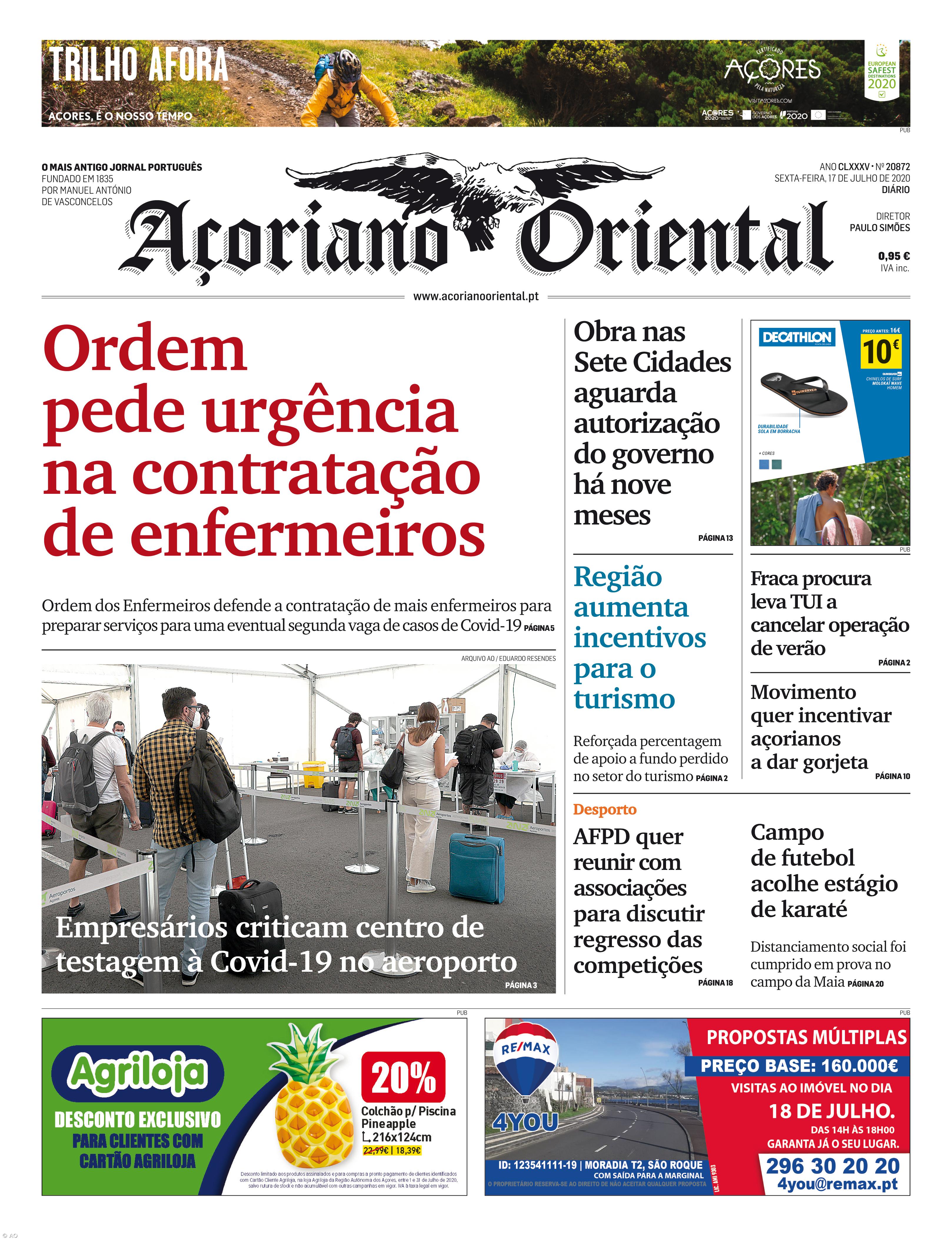Ordem  pede urgência  na contratação de enfermeiros – Imagem 1