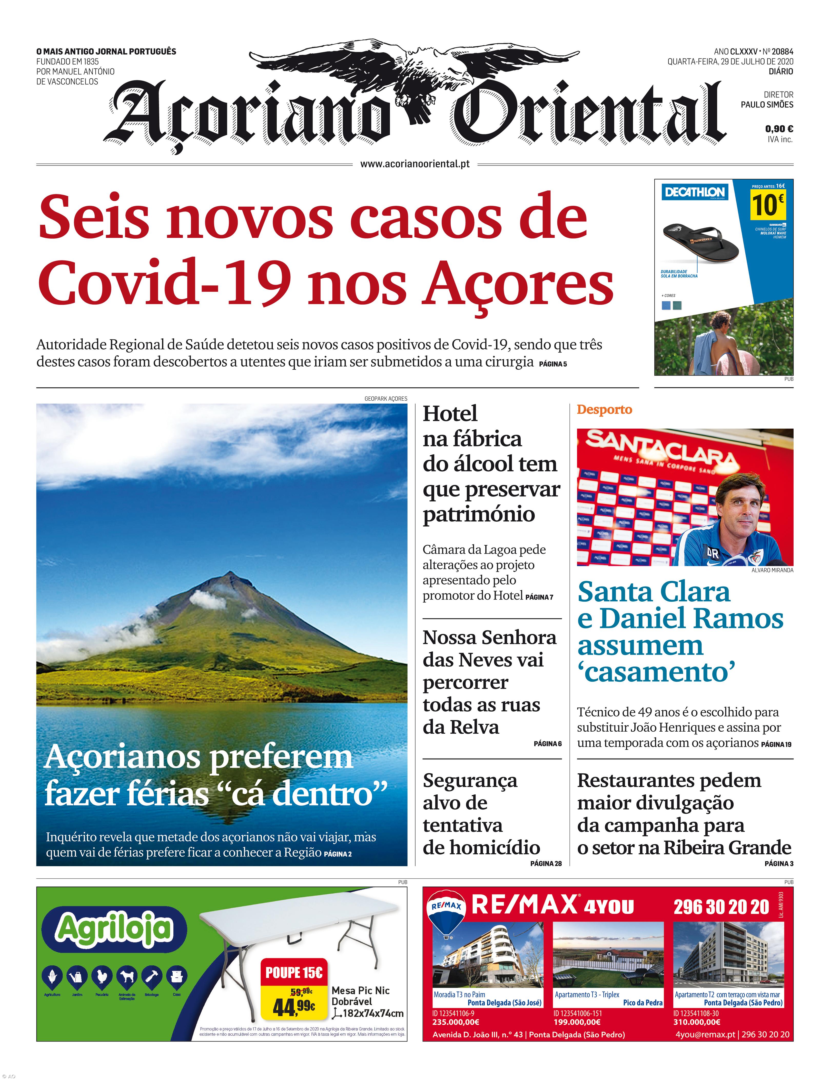Seis novos casos de Covid-19 nos Açores – Imagem 1