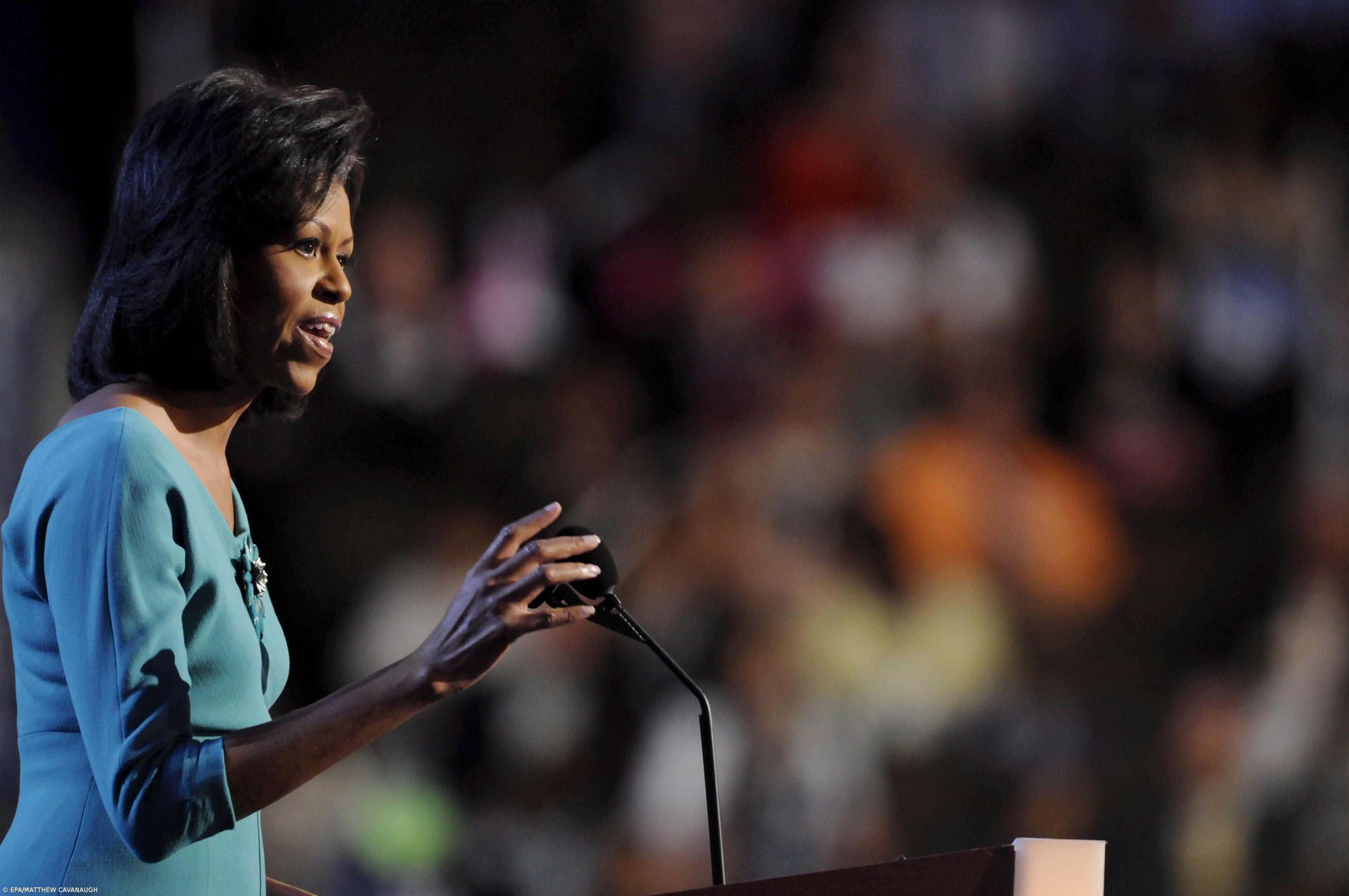Michelle Obama muito aplaudida no primeiro dia de Convenção – Imagem 1