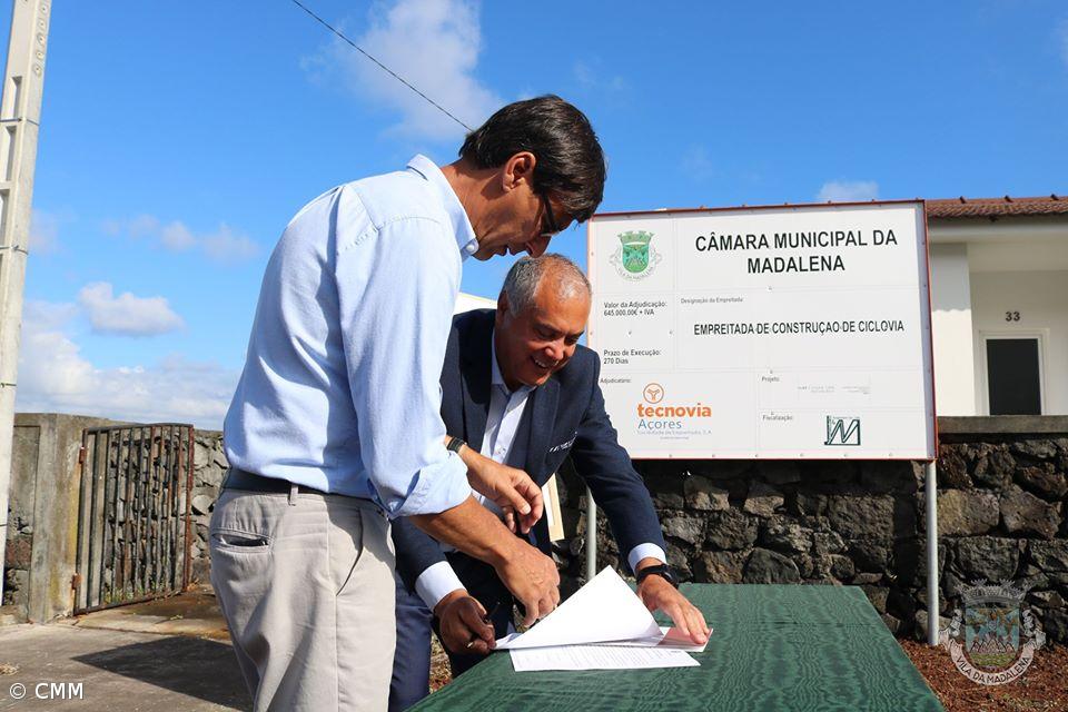 Câmara da Madalena assina auto de consignação da ciclovia – Imagem 1