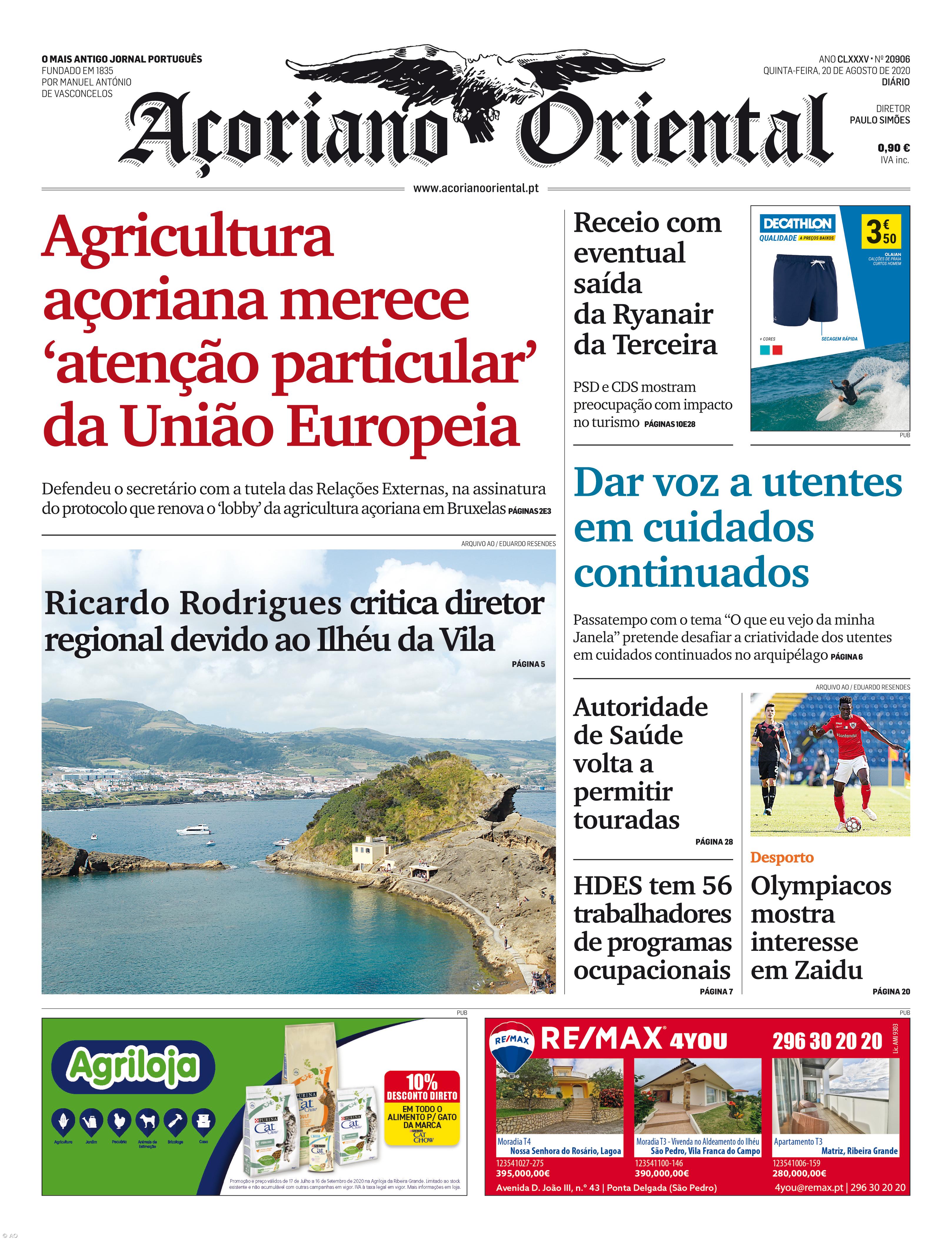 Agricultura açoriana merece ‘atenção particular’ da União Europeia – Imagem 1