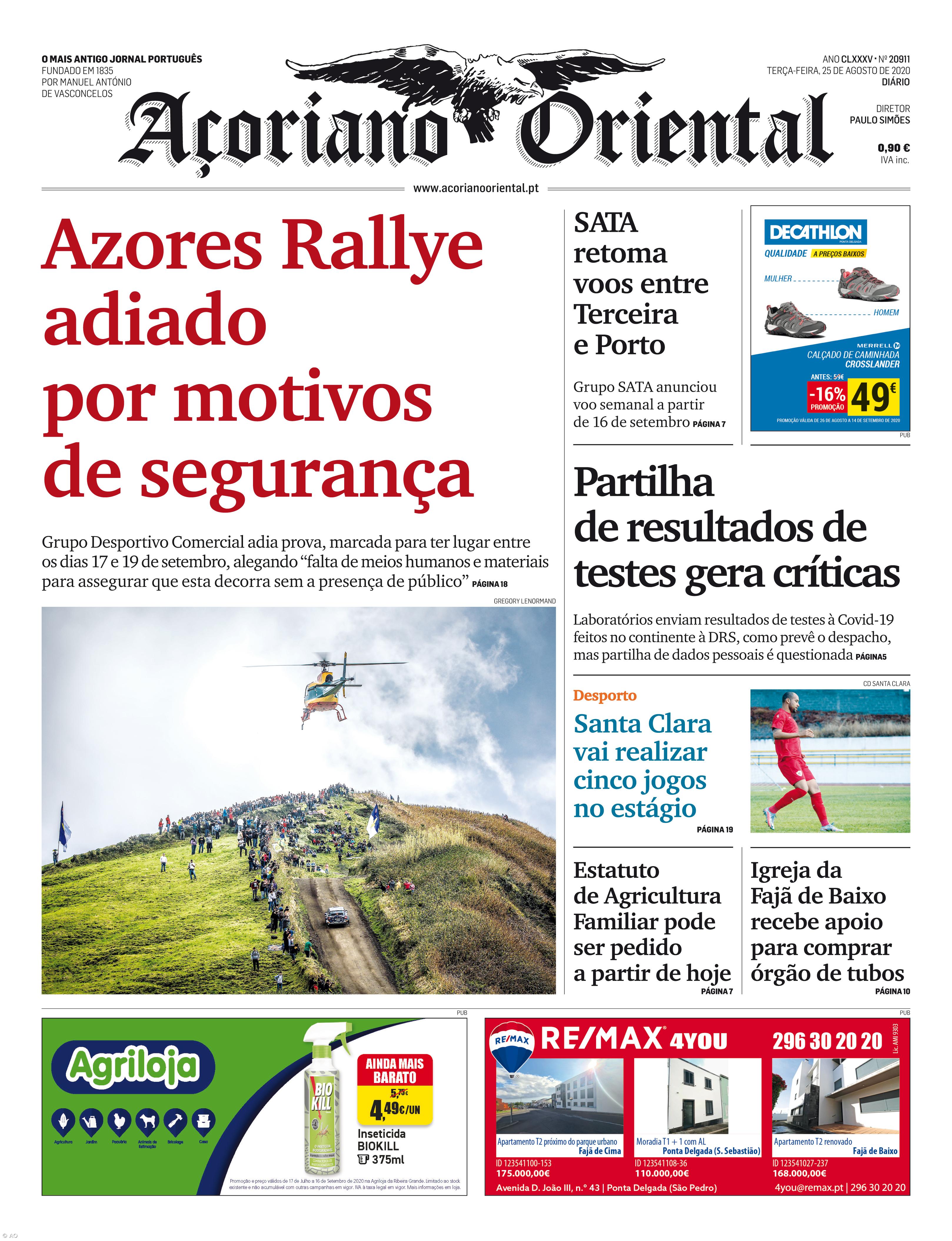 Azores Rallye adiado por motivos de segurança – Imagem 1