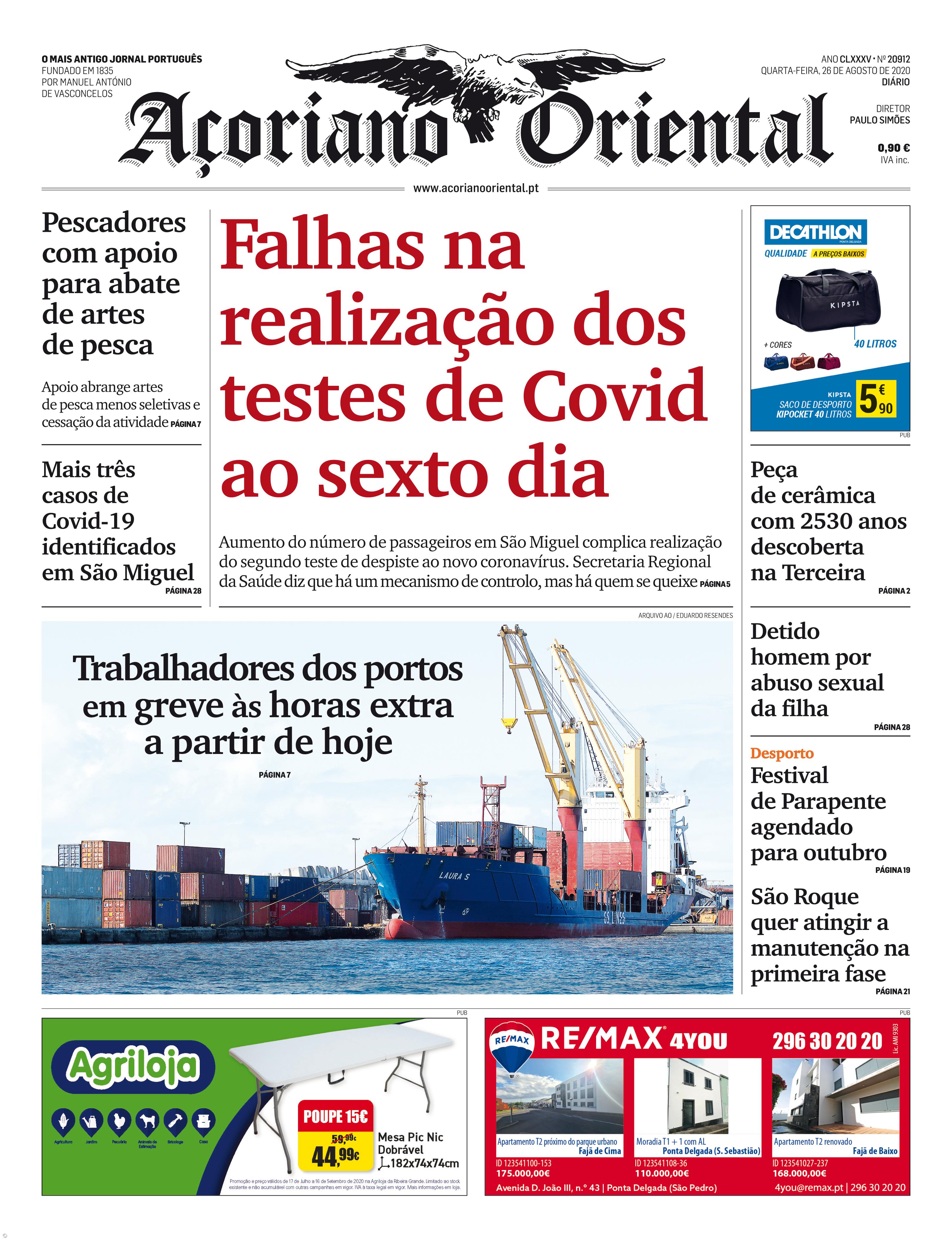 "Falhas na realização dos testes de Covid ao sexto dia" – Imagem 1