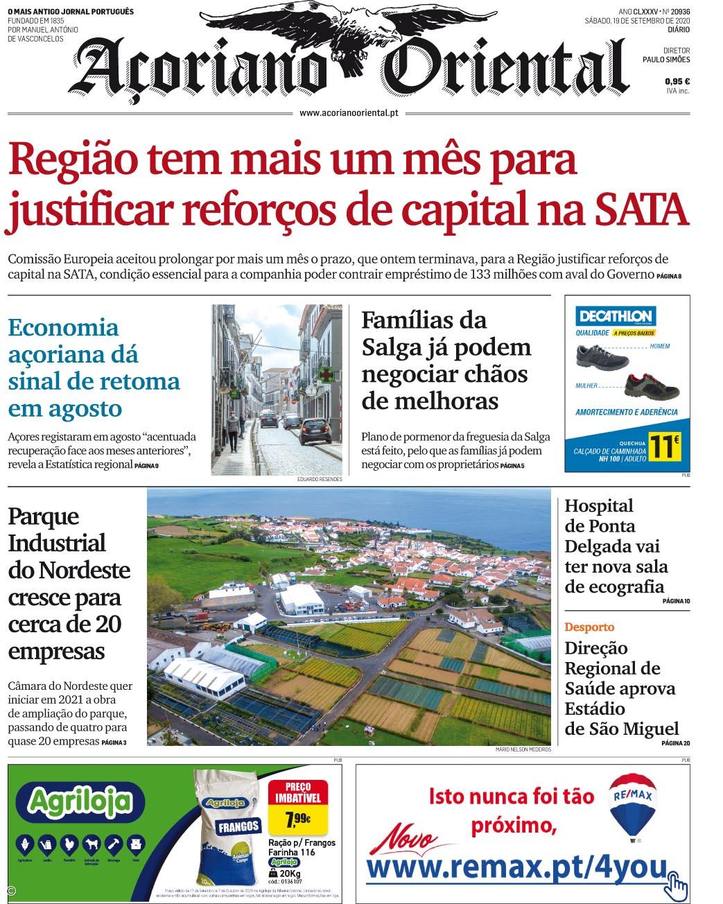 "Região tem mais um mês para justificar reforços de capital na SATA" – Imagem 1