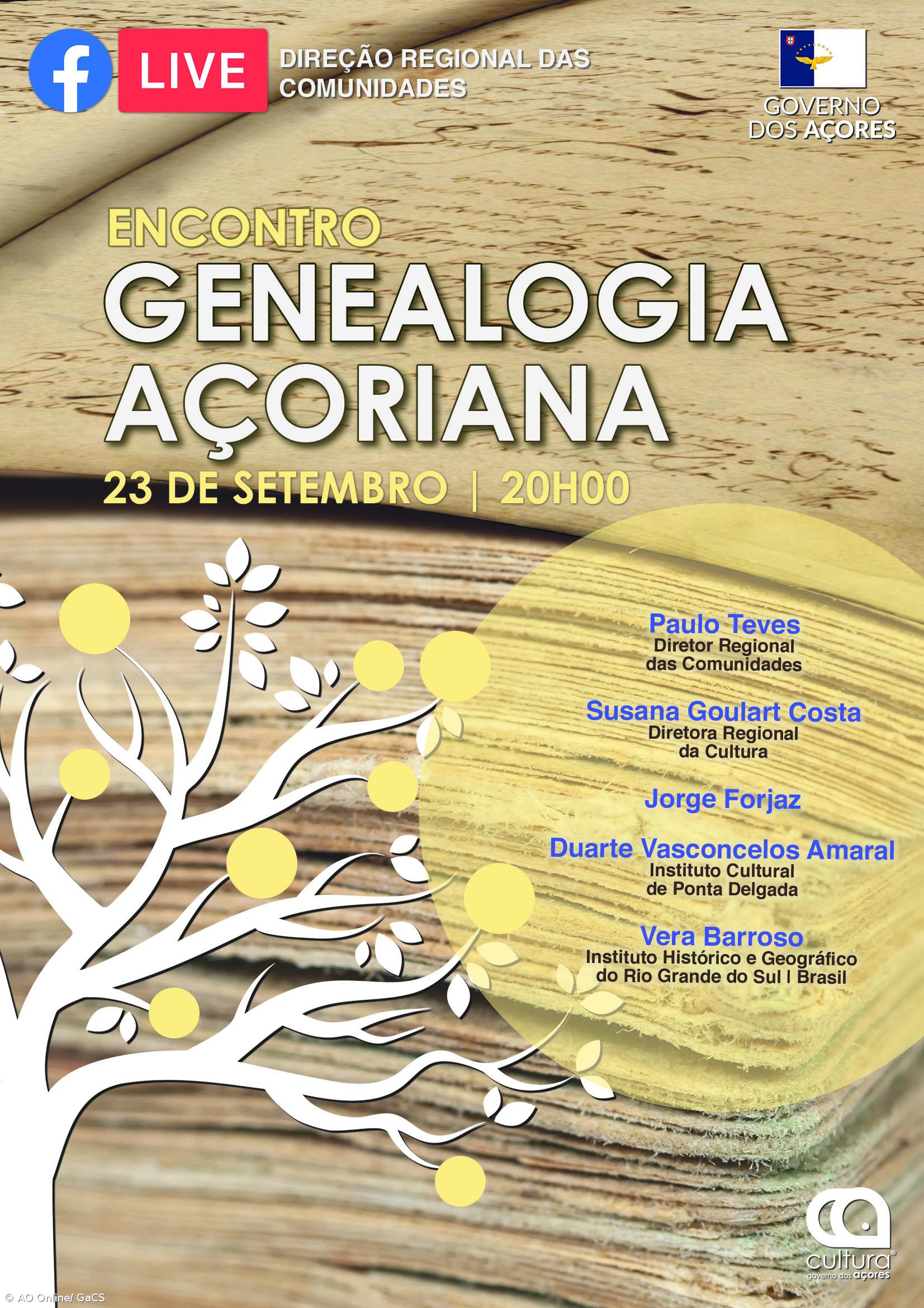 Governo Regional promove Encontro de Genealogia Açoriana online – Imagem 1