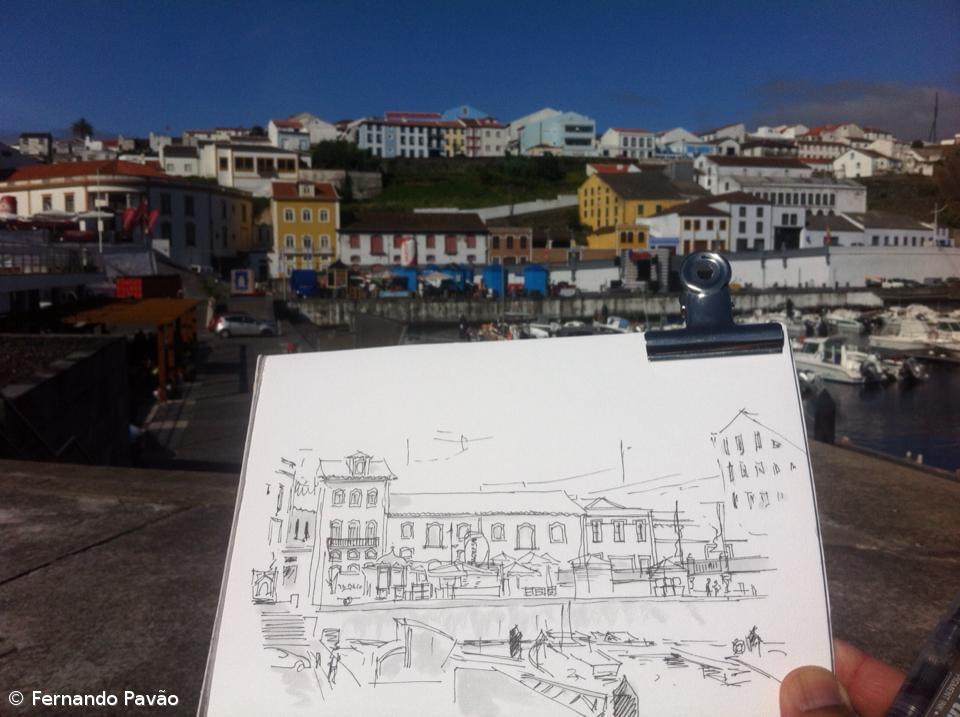 Emanuel Félix: Filho das letras e um dos pais do Urban Sketching na ilha Terceira – Imagem 5