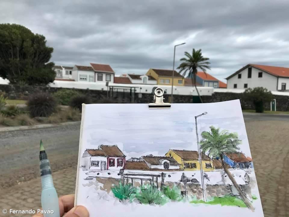 Emanuel Félix: Filho das letras e um dos pais do Urban Sketching na ilha Terceira – Imagem 6