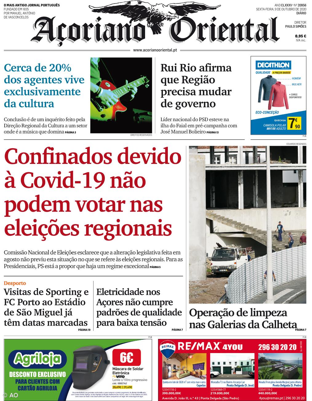 Confinados devido à Covid-19 não podem votar nas eleições regionais – Imagem 1