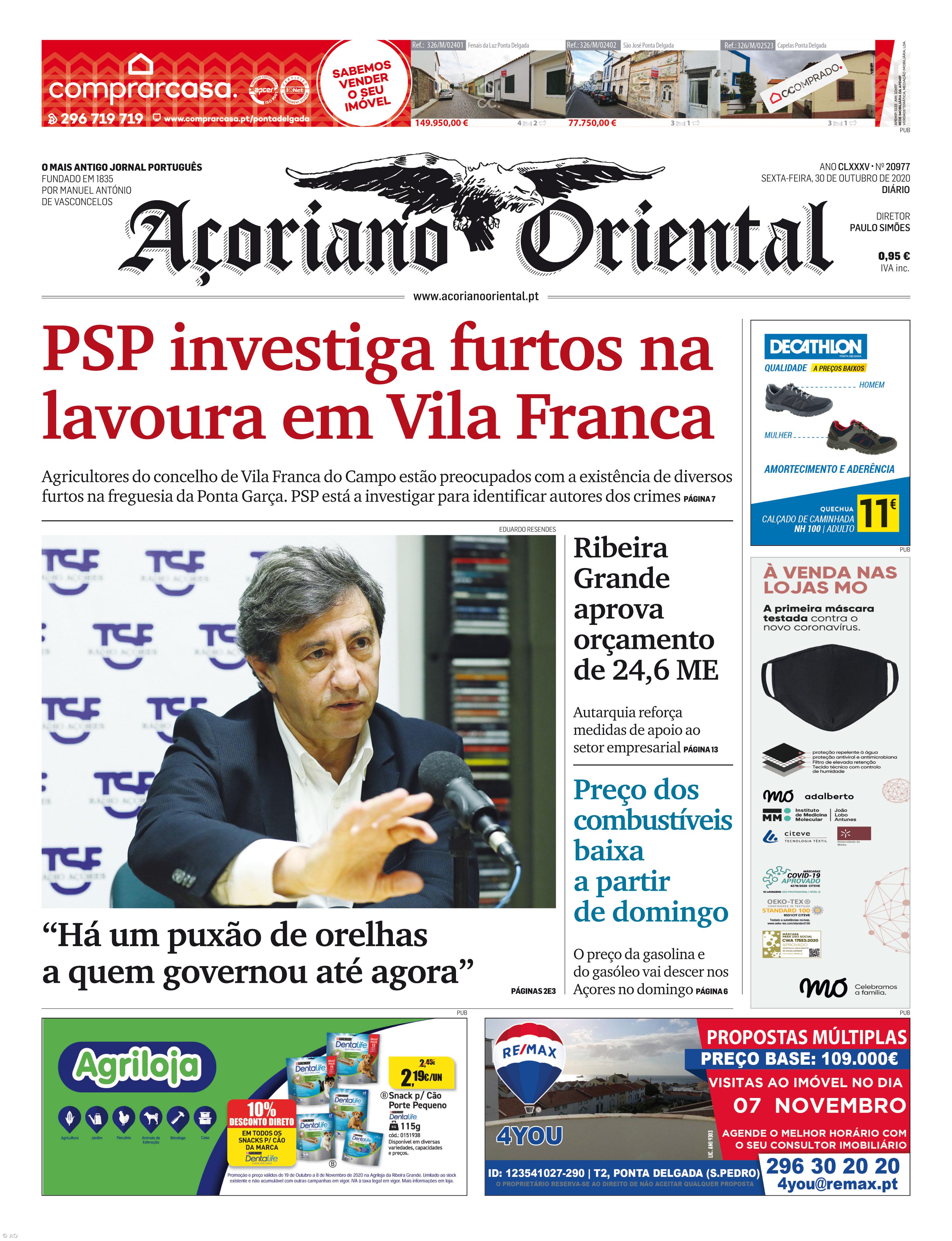 PSP investiga furtos na lavoura em Vila Franca – Imagem 1