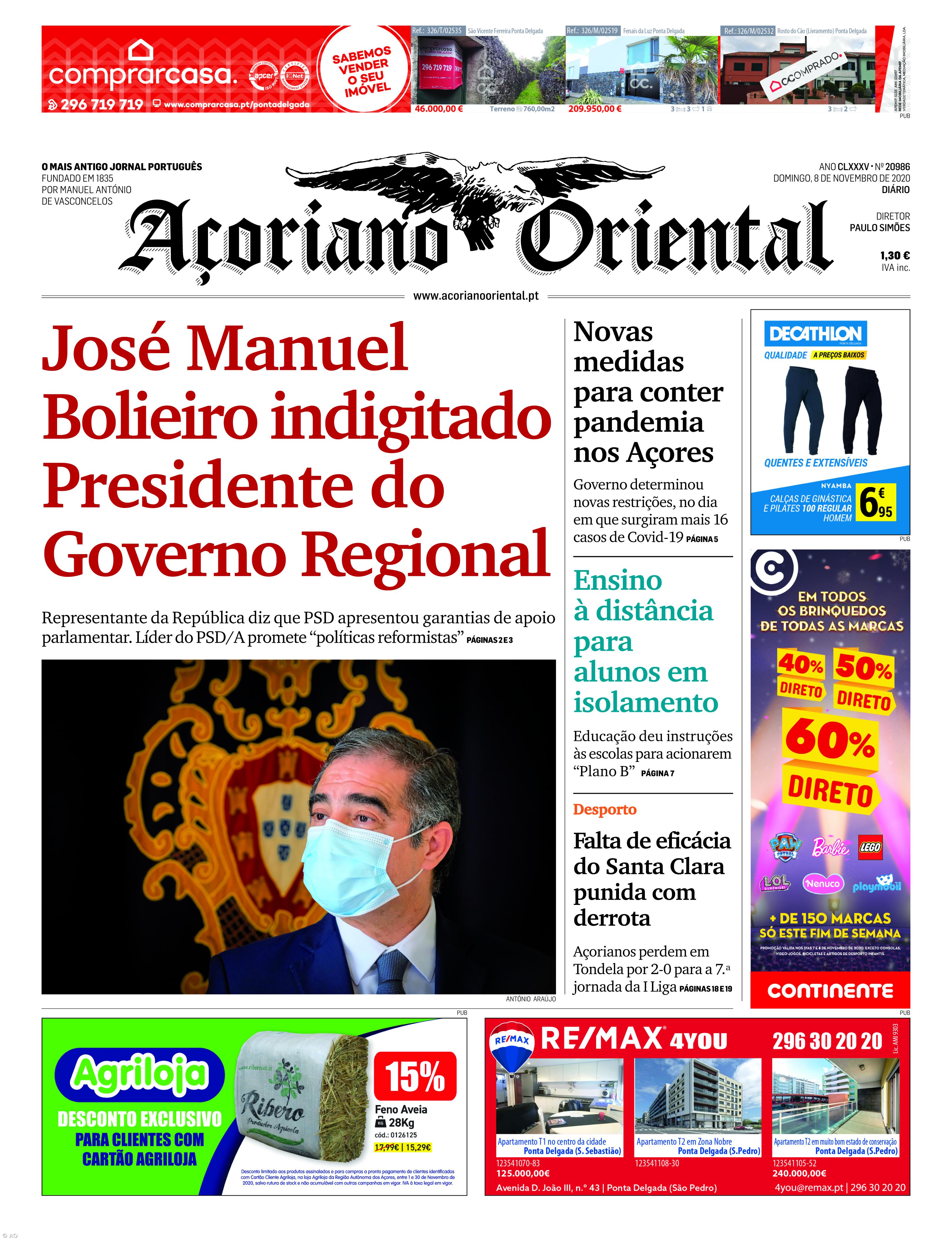 José Manuel Bolieiro indigitado Presidente do Governo Regional – Imagem 1
