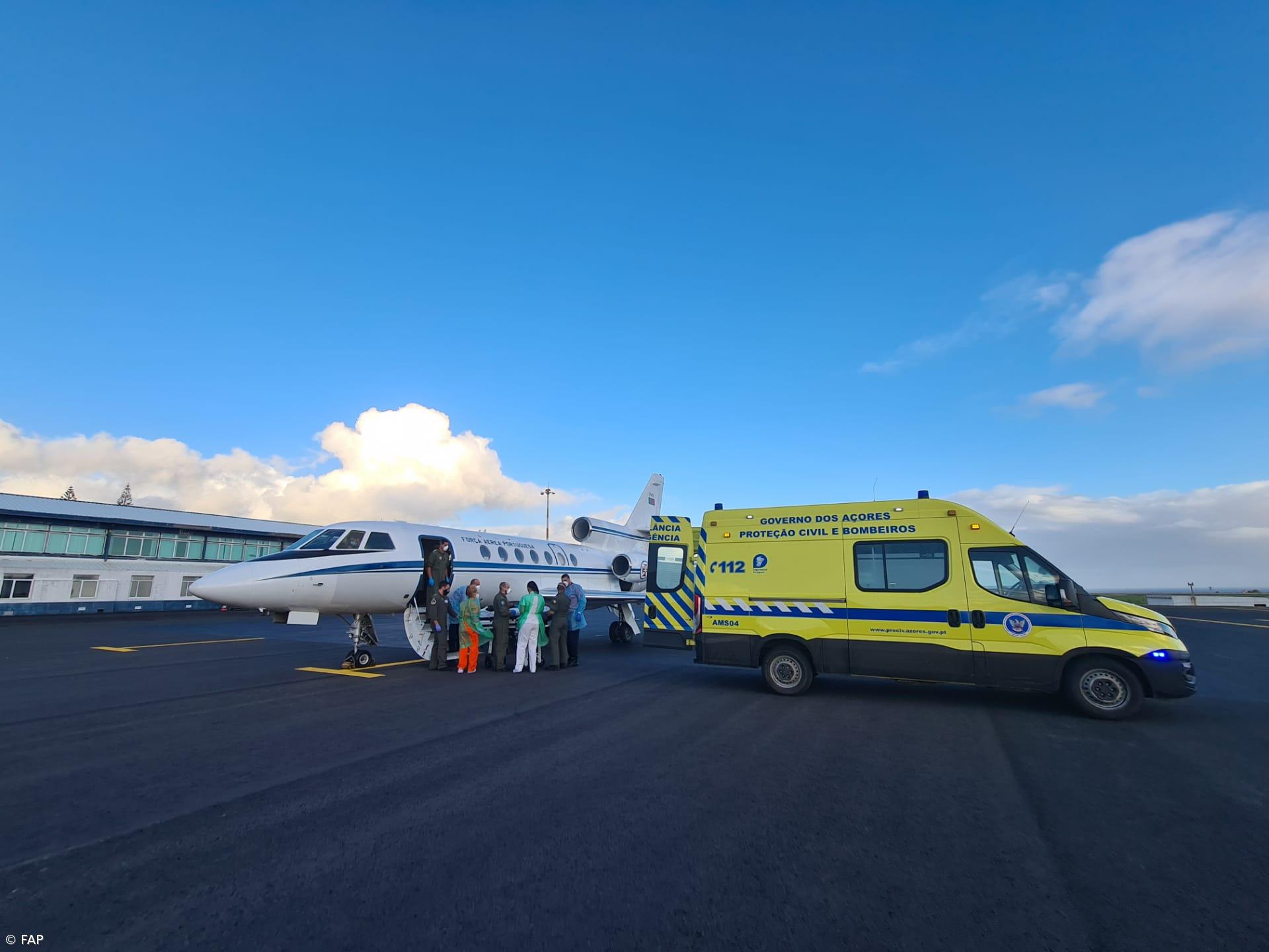 Falcon transporta criança dos Açores para o Continente – Imagem 1
