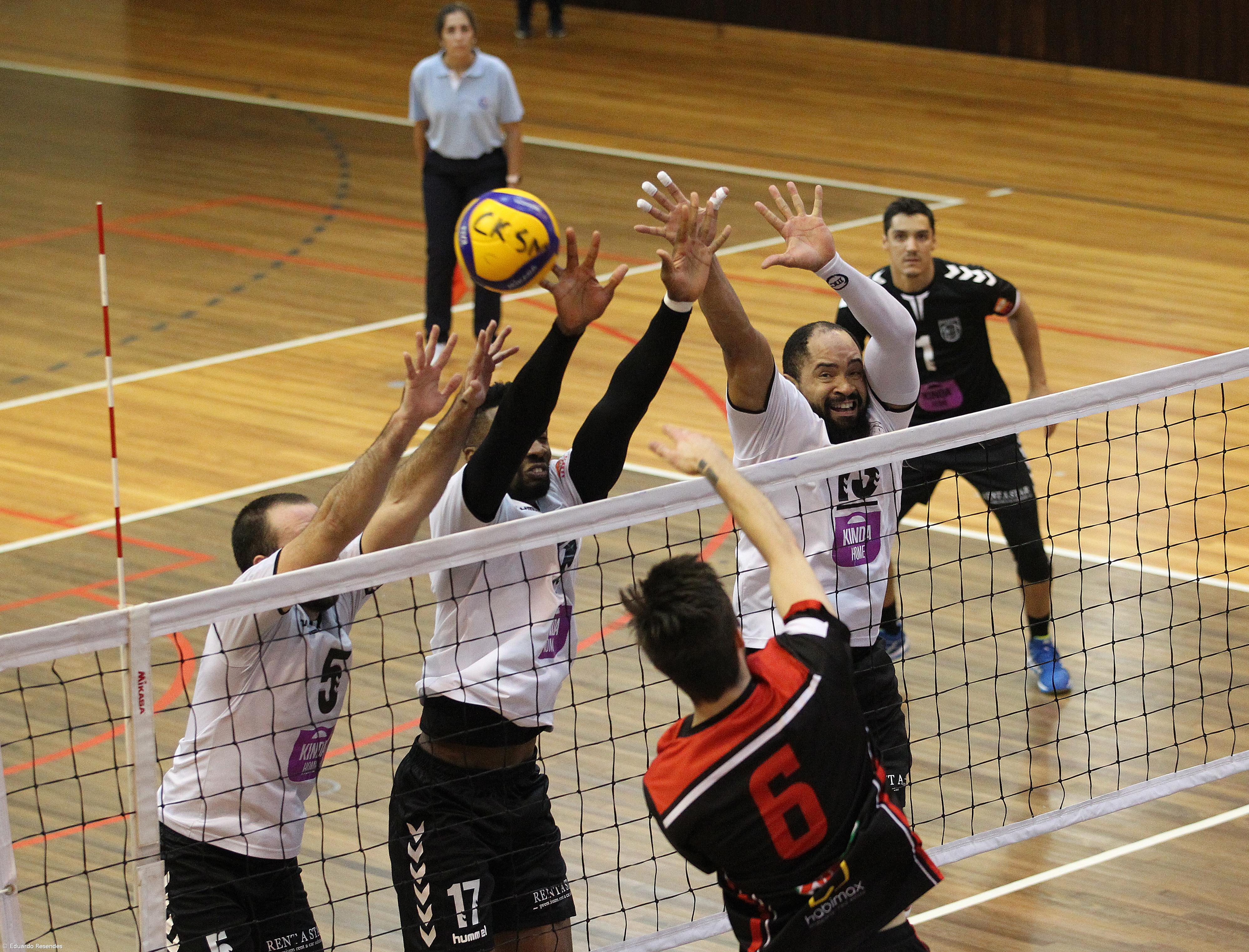 Fonte do Bastardo vence KV Peja com facilidade e segue na Taça Challenge de voleibol – Imagem 1