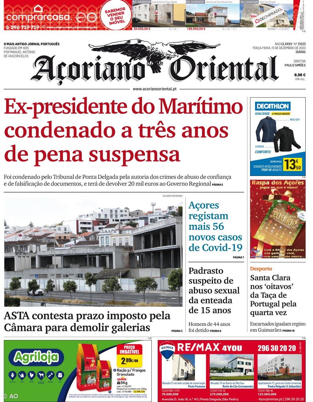 Ex-presidente do Marítimo condenado a três anos de pena suspensa – Imagem 1
