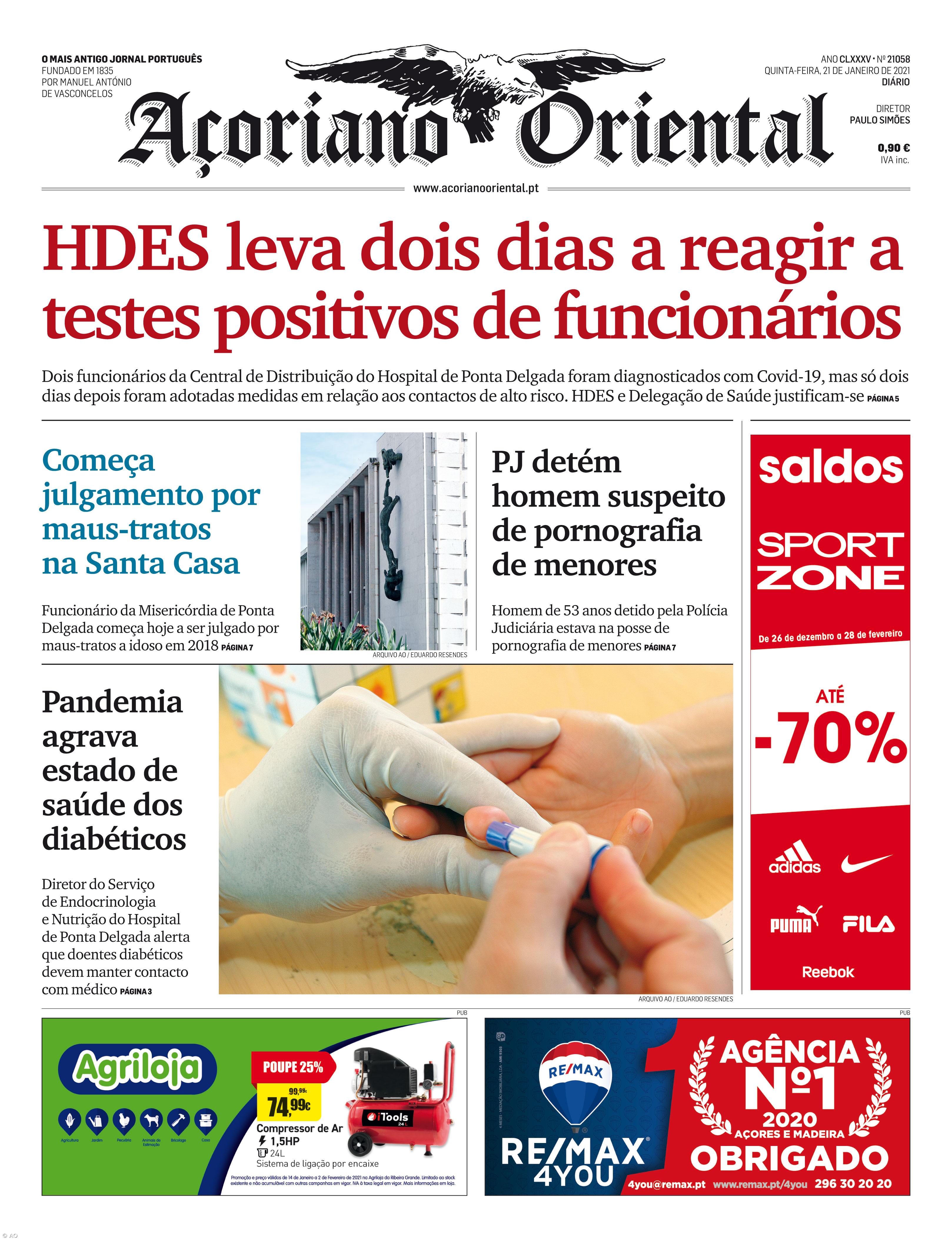 HDES leva dois dias a reagir a testes positivos de funcionários – Imagem 1