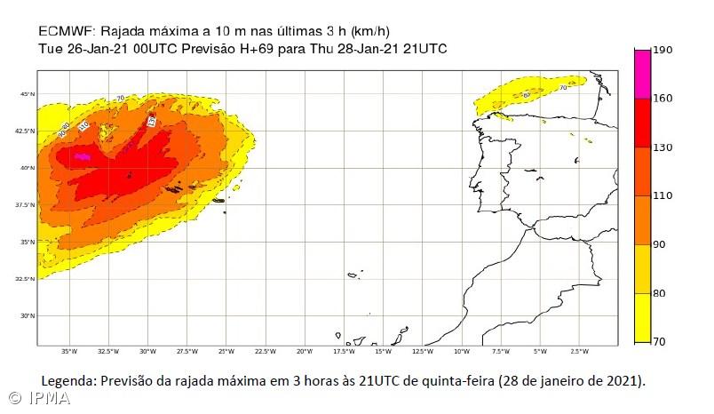 Depressão Justine vai afetar os Açores a partir de quinta-feira – Imagem 1