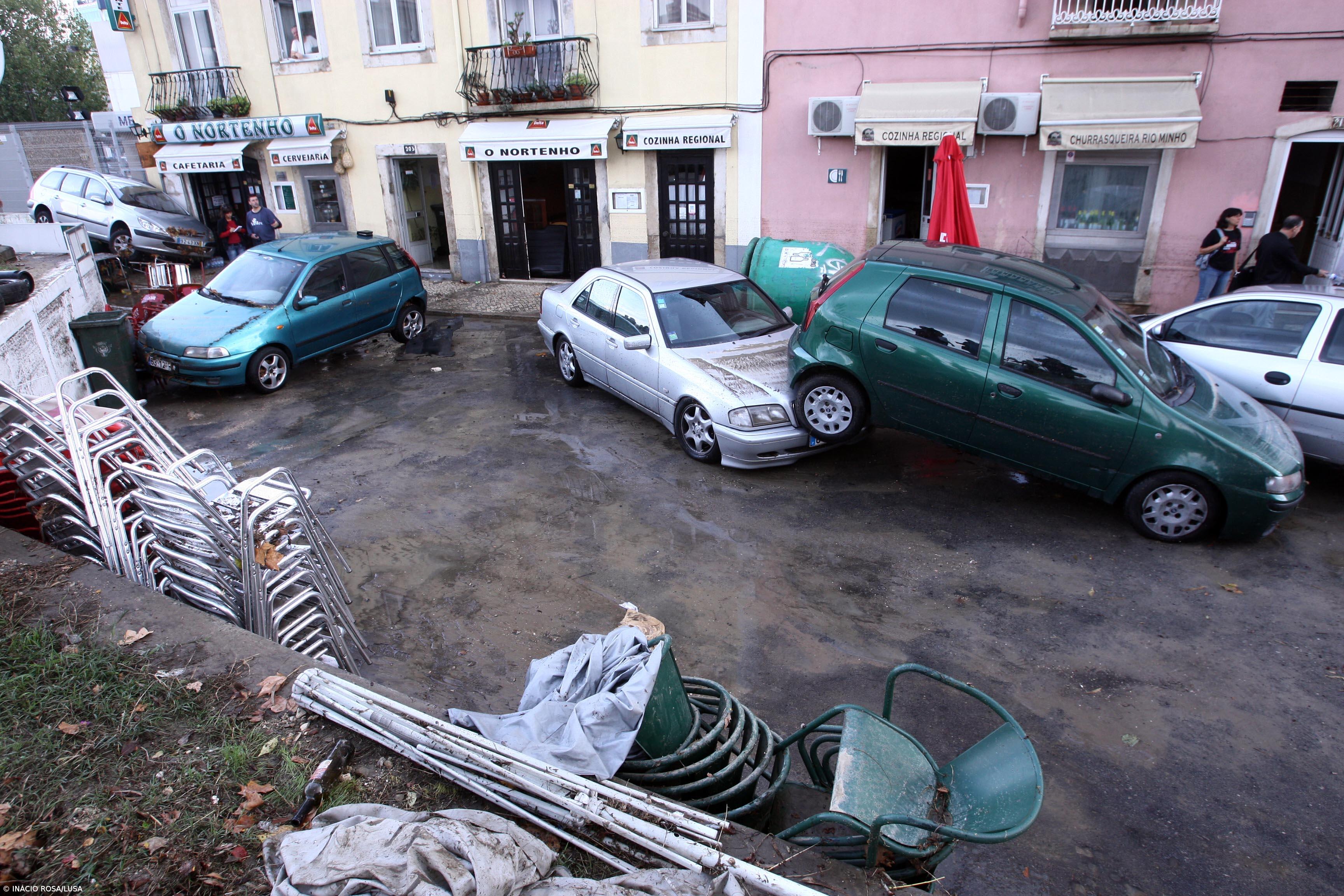 Bombeiros responderam a 250 pedidos devido à chuva em Lisboa – Imagem 1