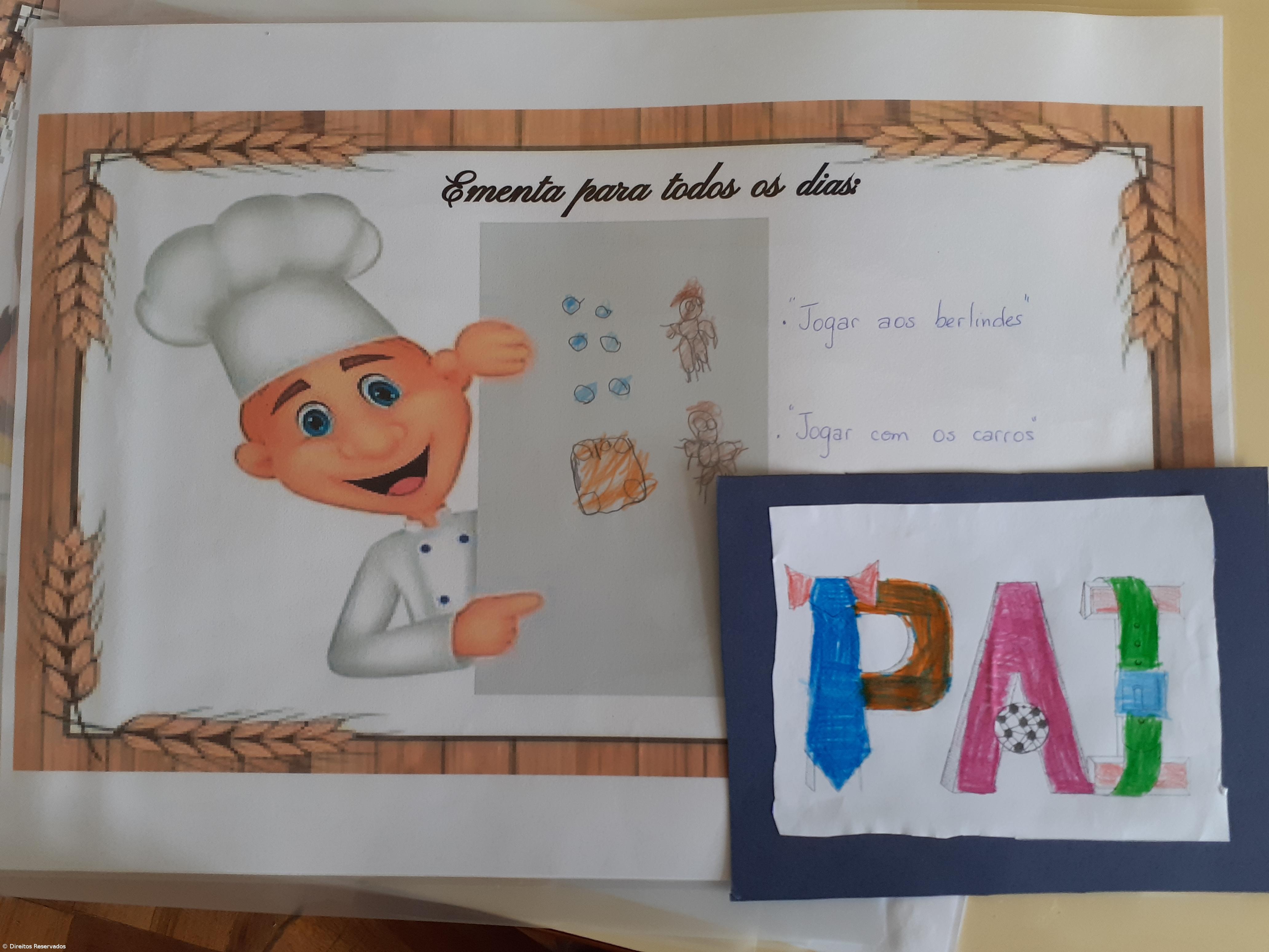 Crianças homenageiam pai pela expressão plástica – Imagem 3