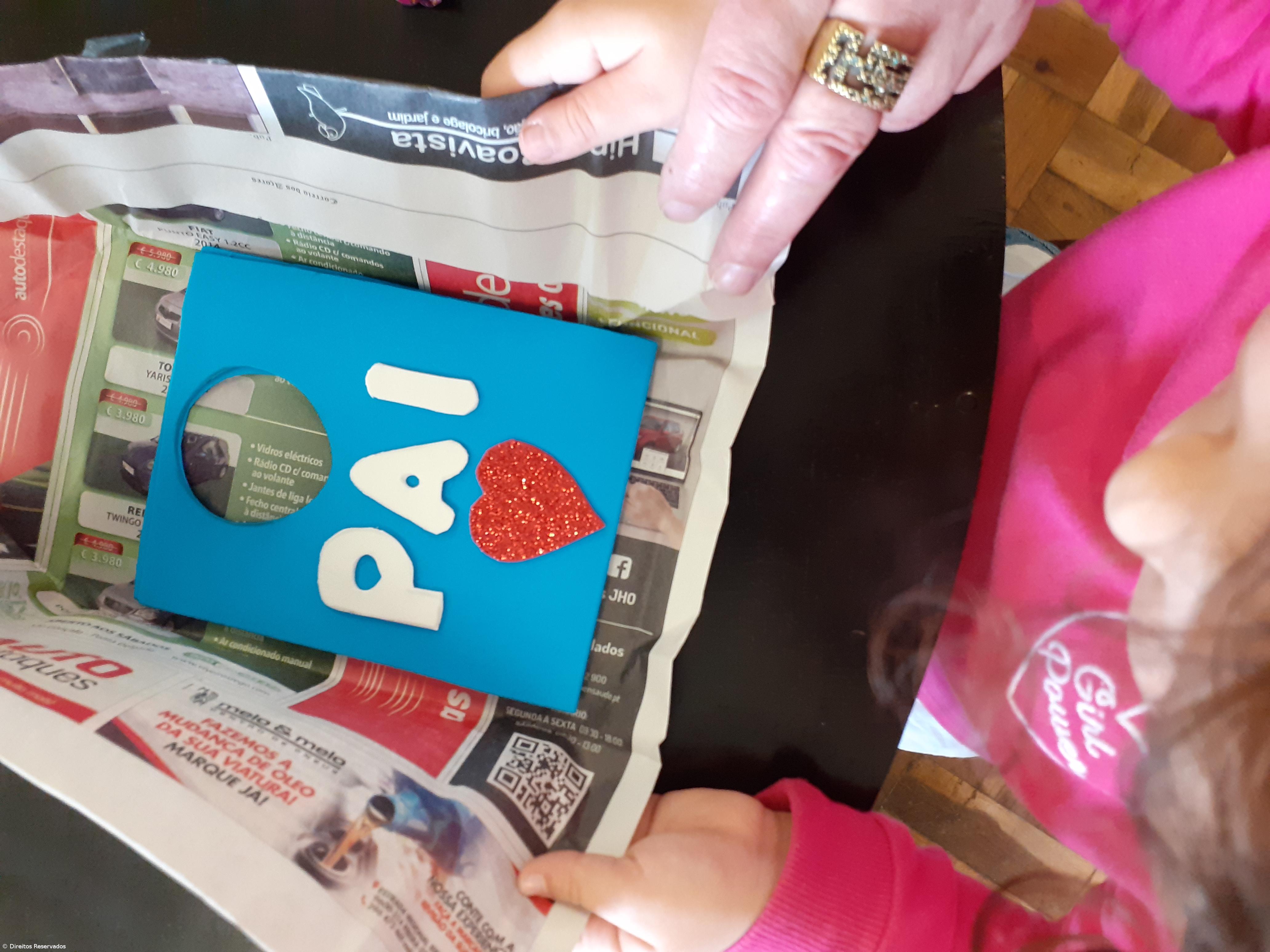 Crianças homenageiam pai pela expressão plástica – Imagem 5