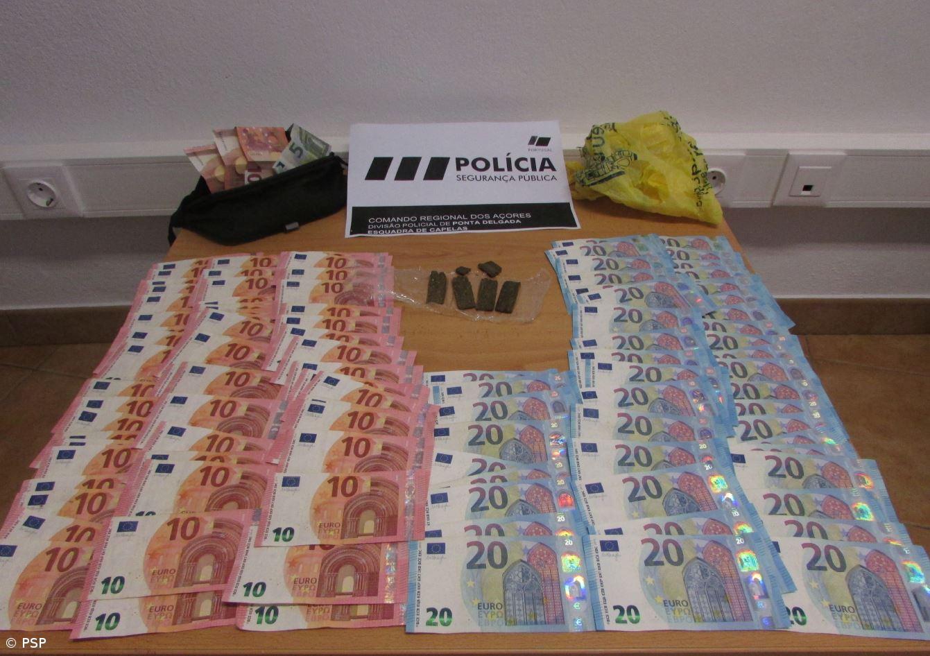 Homem detido pelo crime de tráfico de estupefacientes nas Capelas – Imagem 1