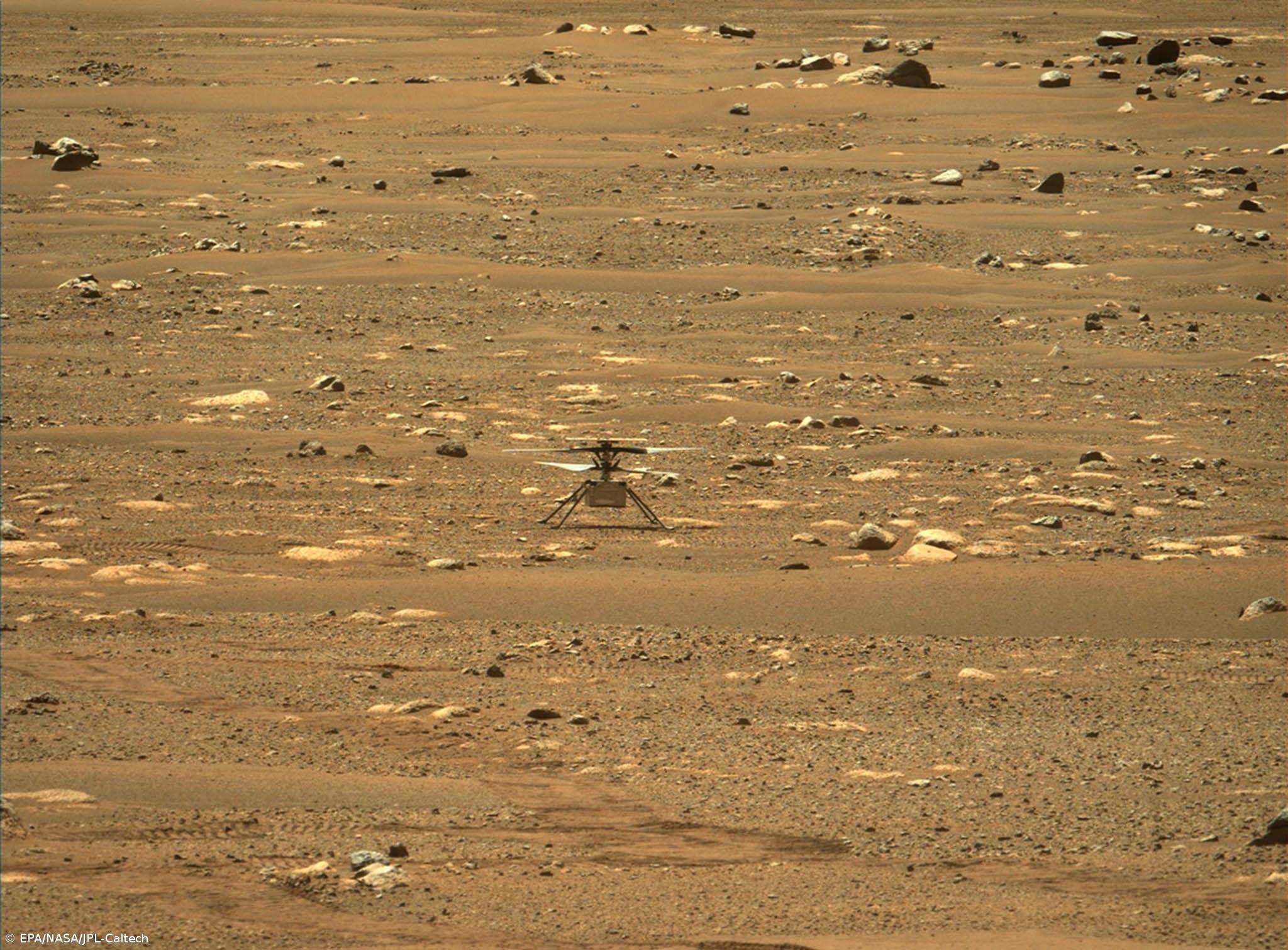 'Helicóptero' da NASA faz voo histórico em Marte – Imagem 1