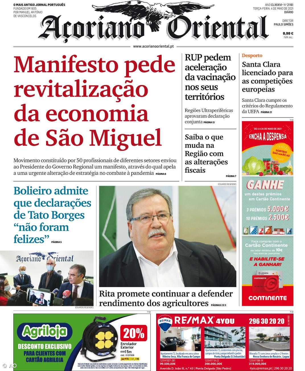 Manifesto pede revitalização da economia de São Miguel – Imagem 1