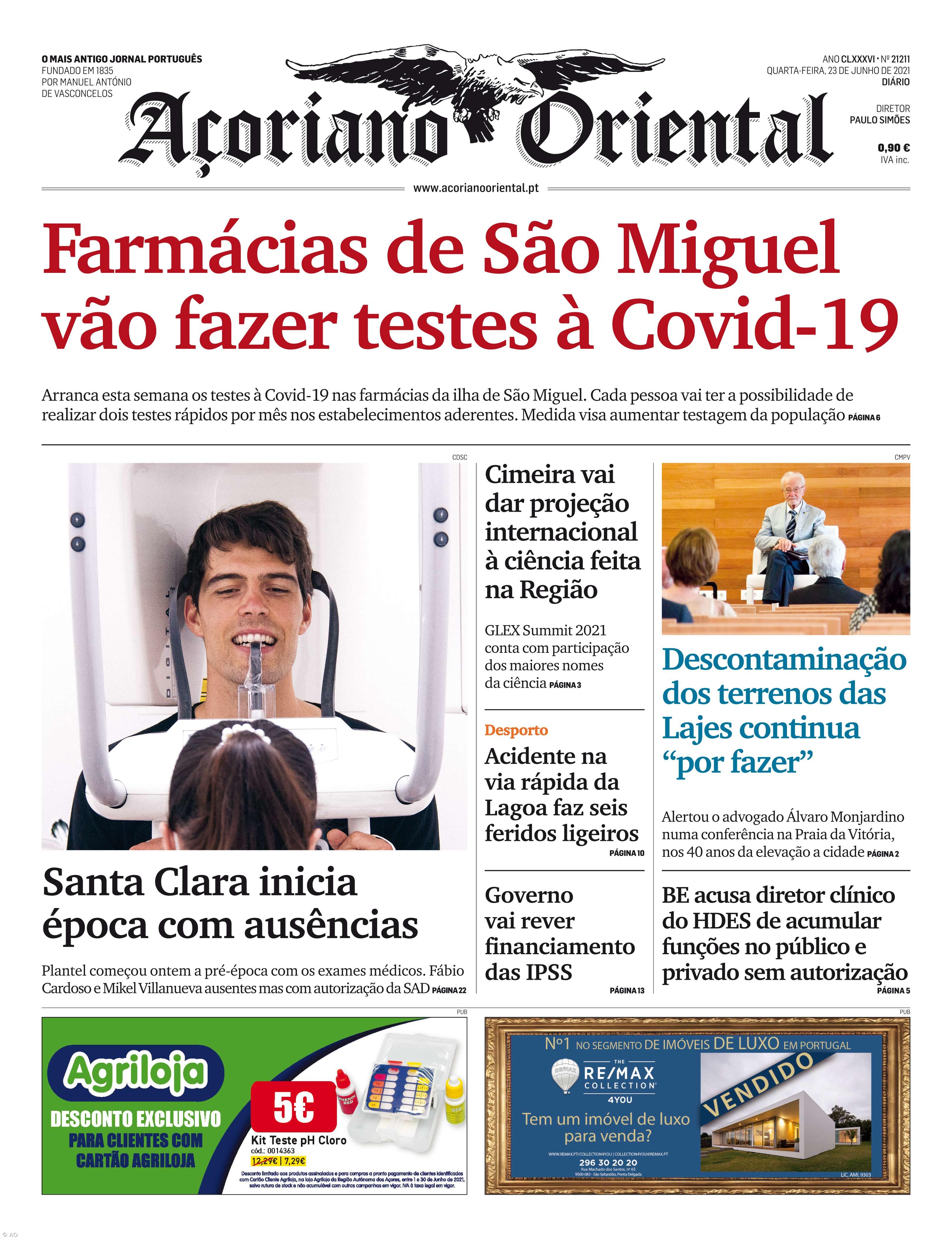 Farmácias de São Miguel vão fazer testes à Covid-19 – Imagem 1