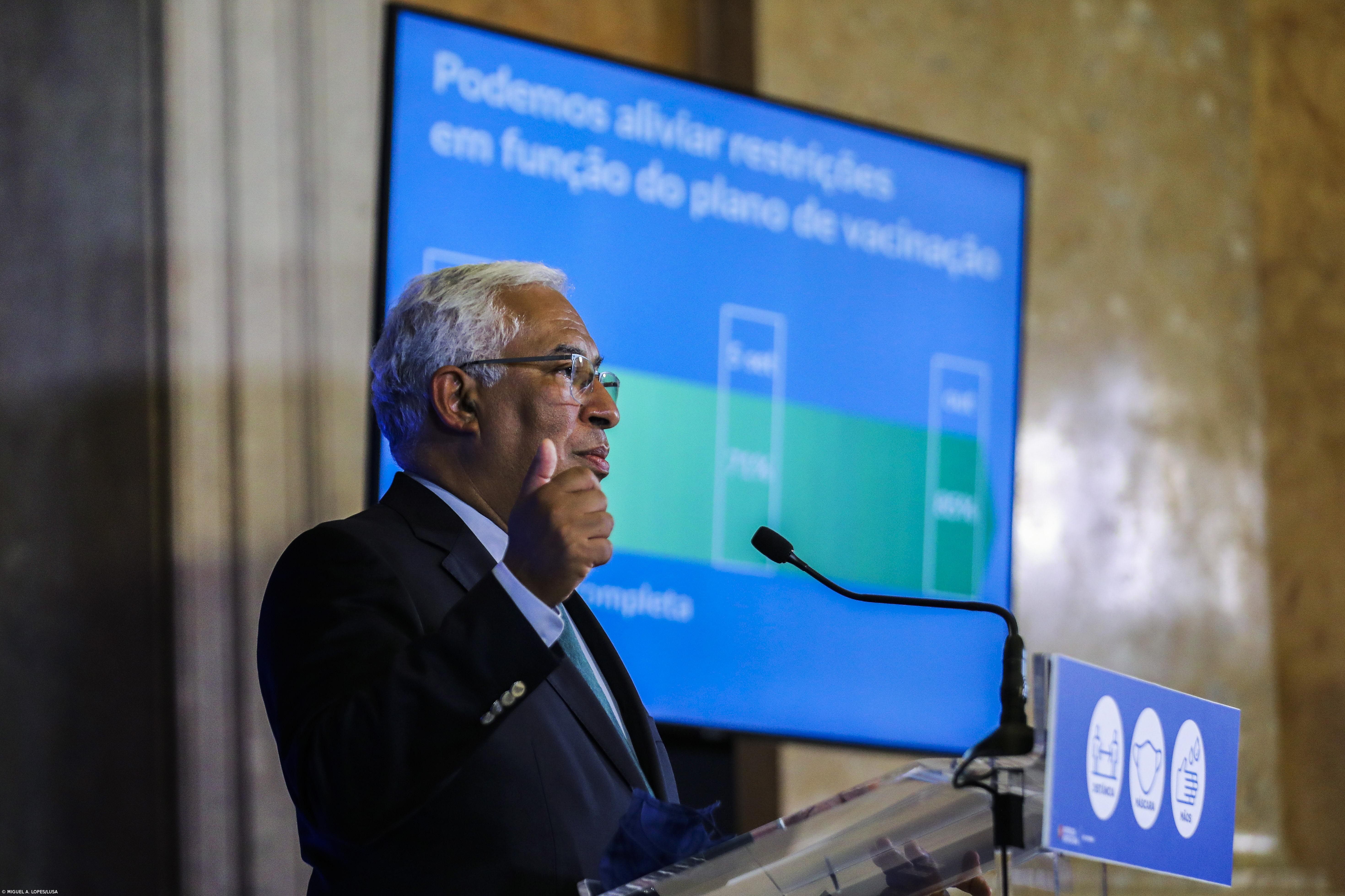 Portugal atingiu “marco muito importante” na vacinação, diz Costa – Imagem 1